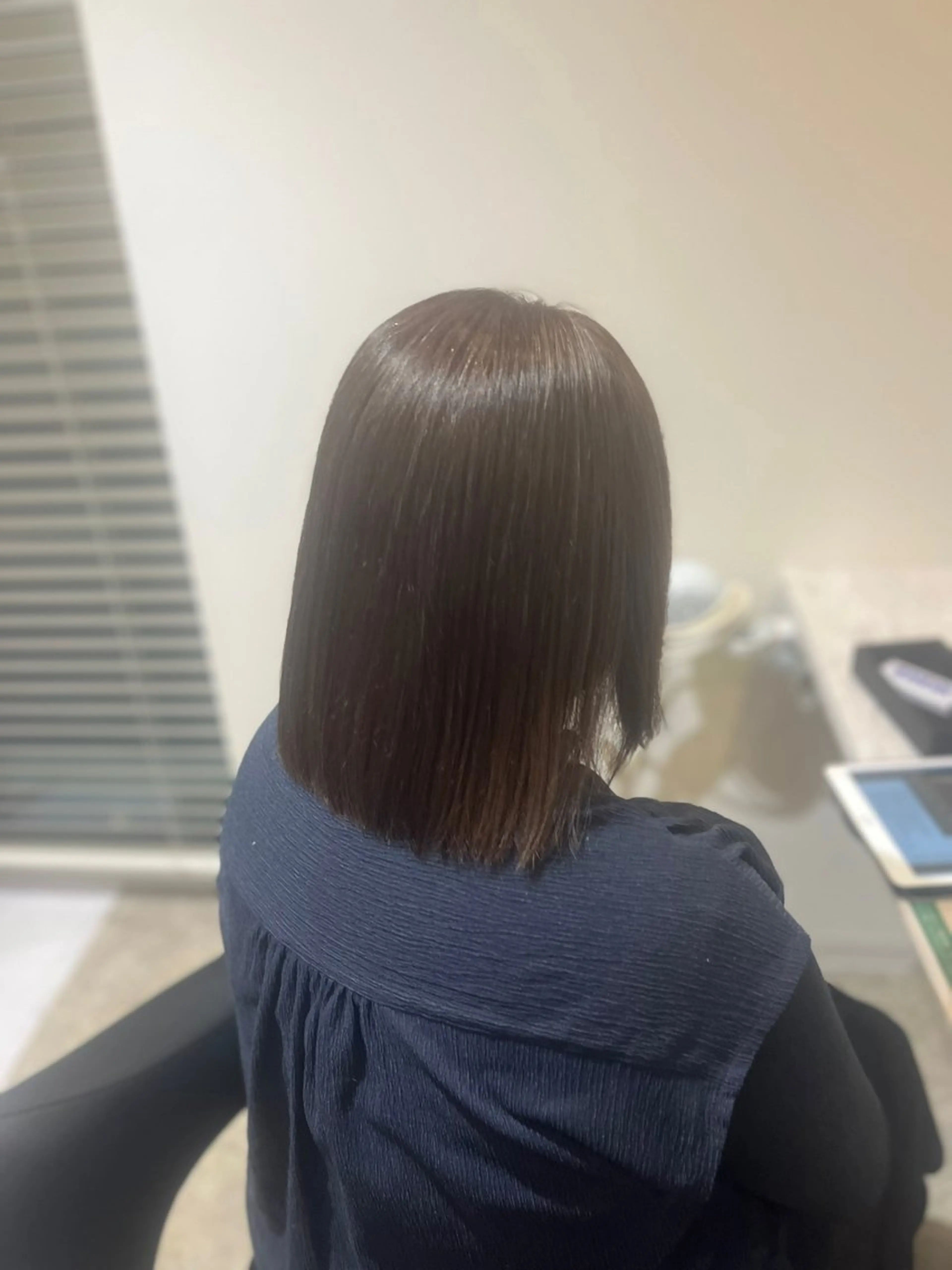 ミディアム カラー ヘアカラー 山内 心春のヘアスタイル