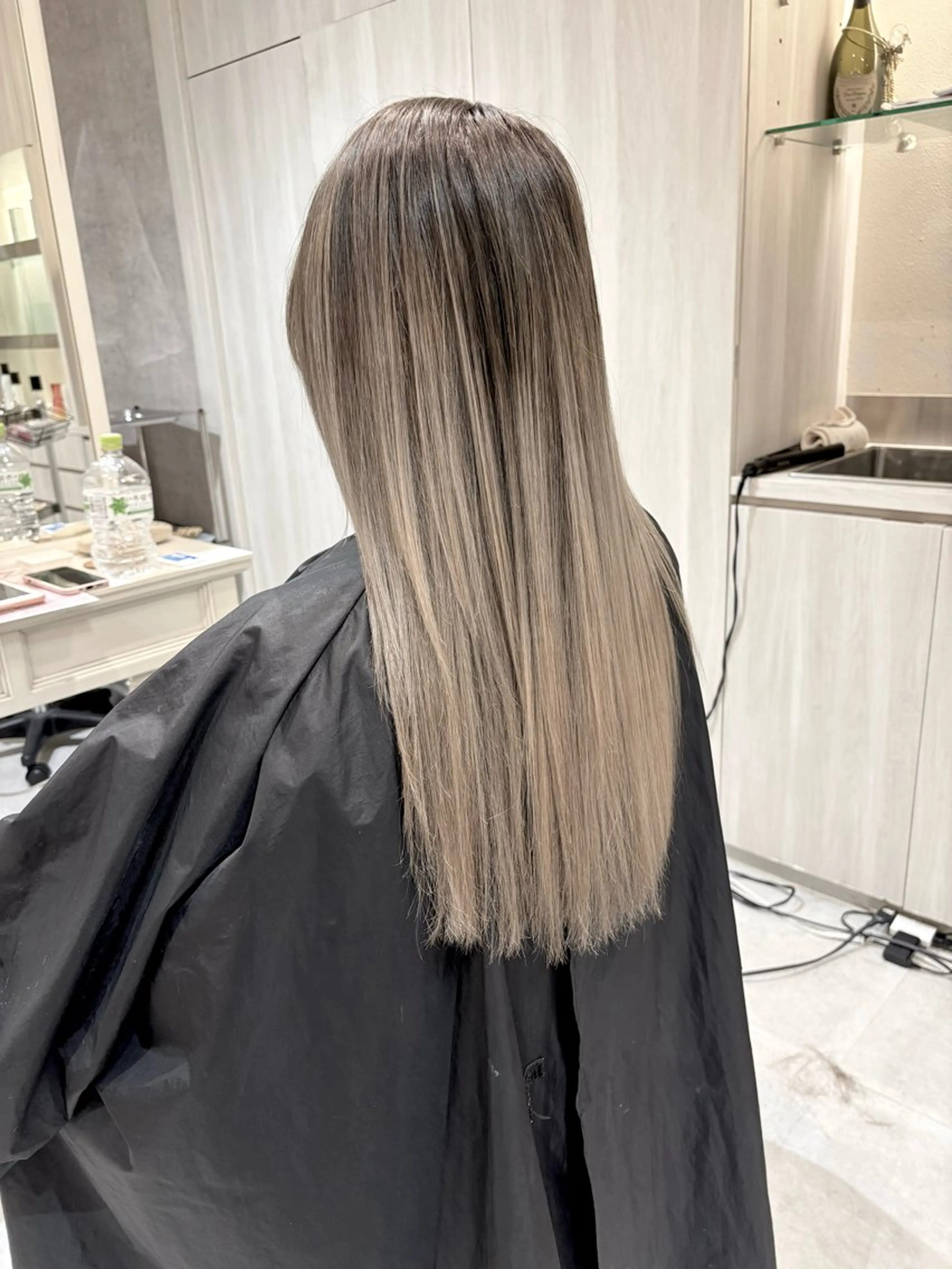 ロング カラー バレイヤージュ レイヤーカット CAMUE代表 Masaのヘアスタイル