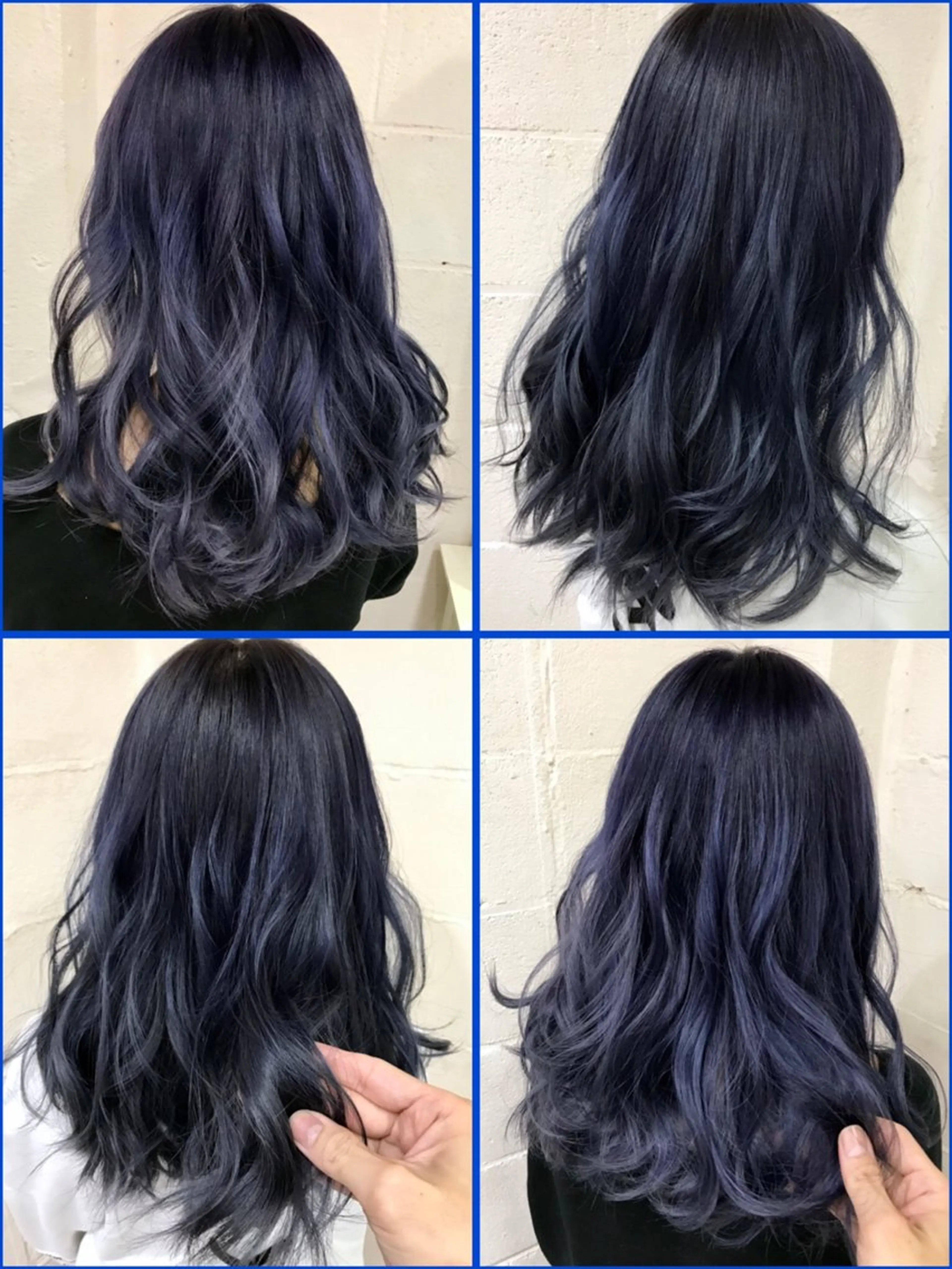 セミロング カラー 佐伯 りょうのヘアスタイル
