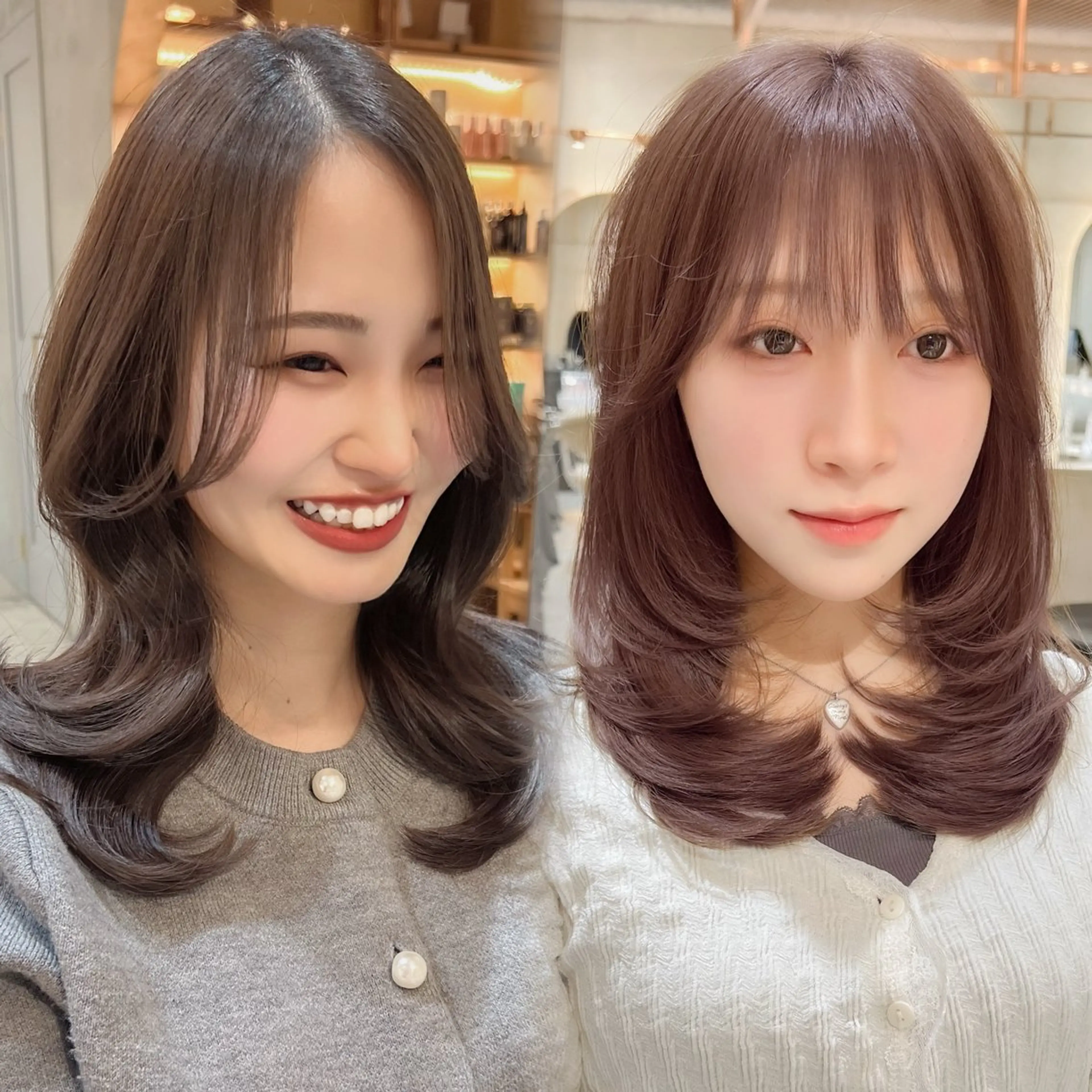 【新生活応援❤️‍🔥】似合わせトレンドカット❣️＋ブリーチ無しダブルカラー💎＋高保湿スチームトリートメント🌿の写真