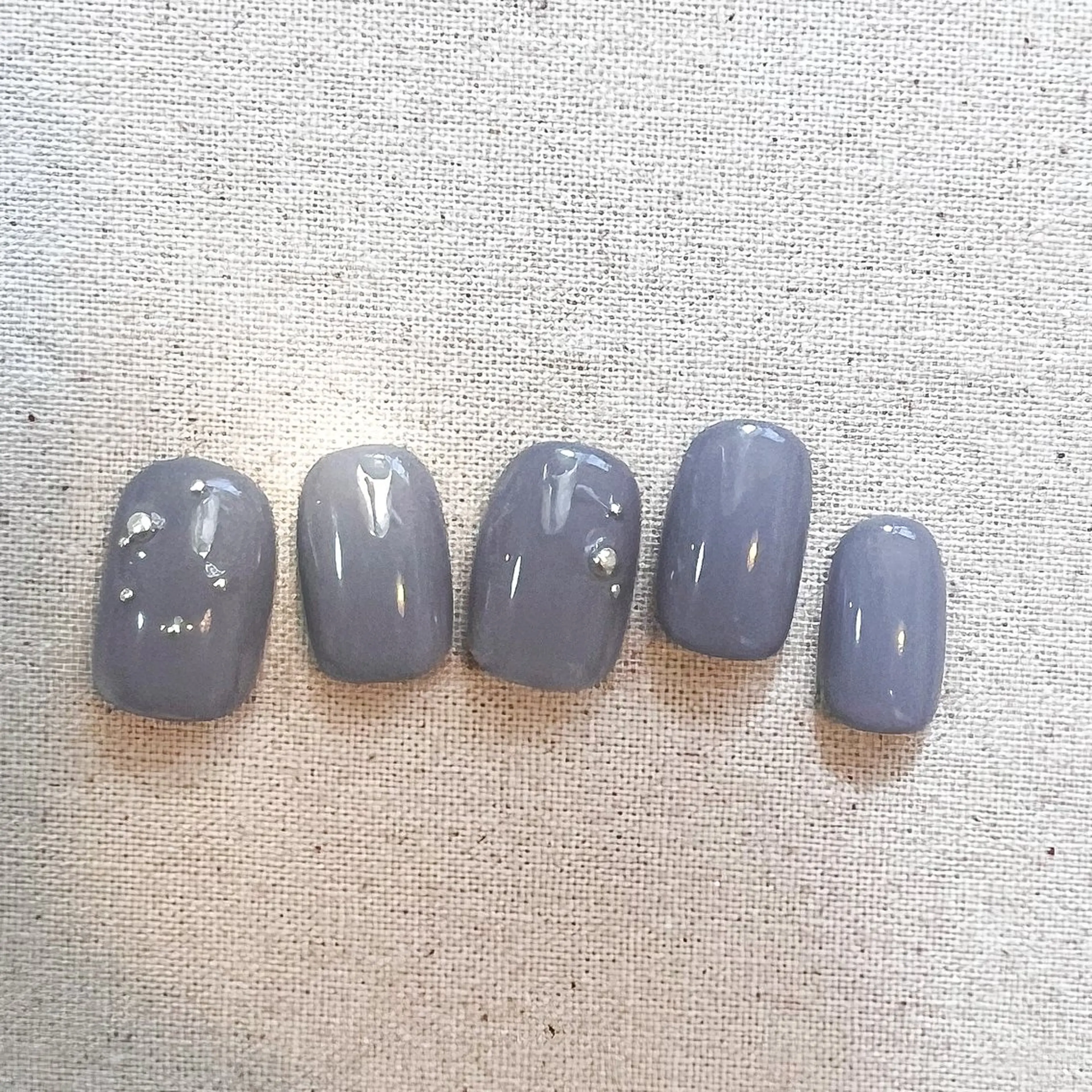 ネイル ニュアンスネイル ワンカラーネイル pointillé .ayaのネイルデザイン