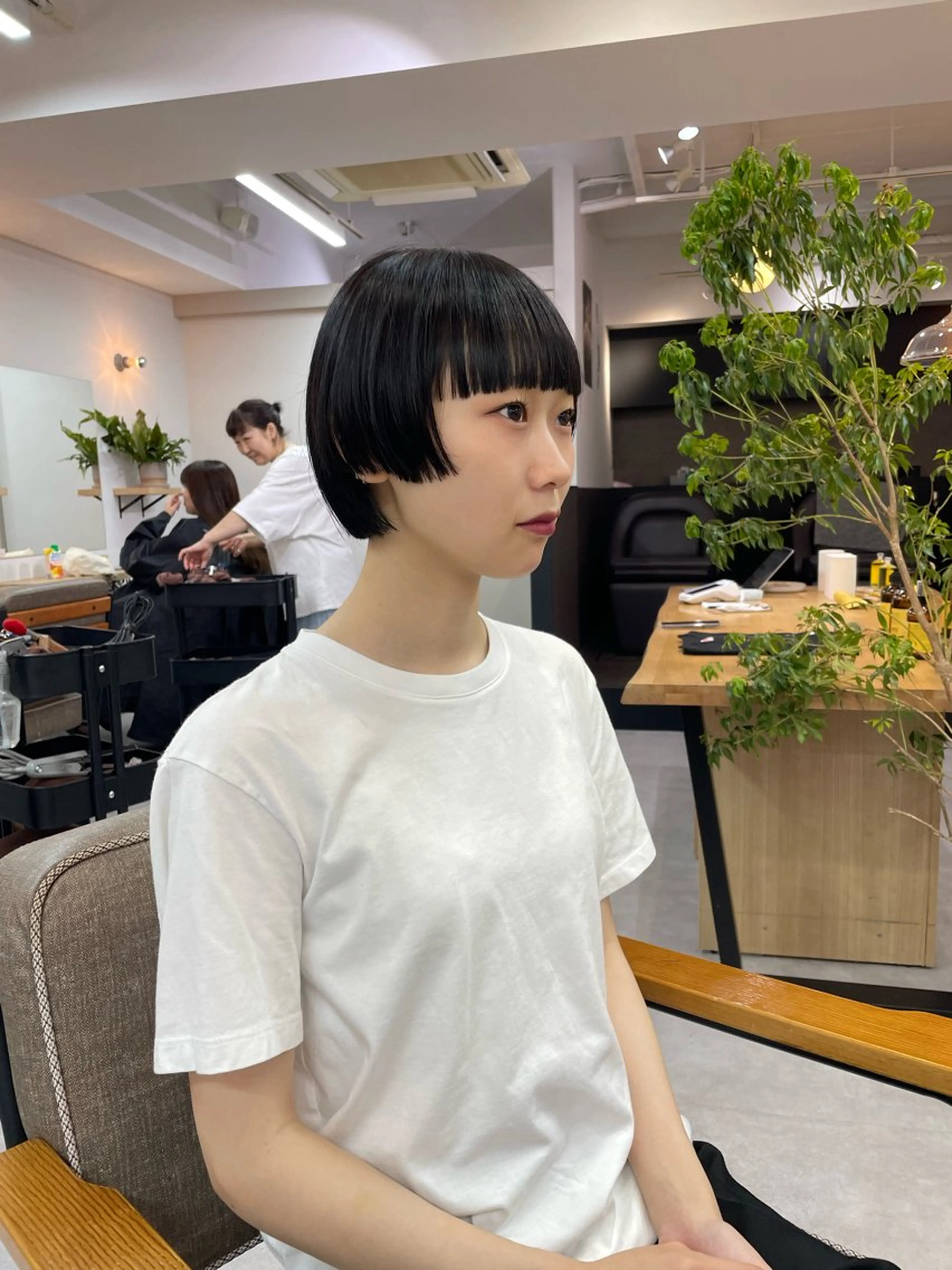 ショート ボブ カット ショート　ボブ メンズ　パーマのヘアスタイル