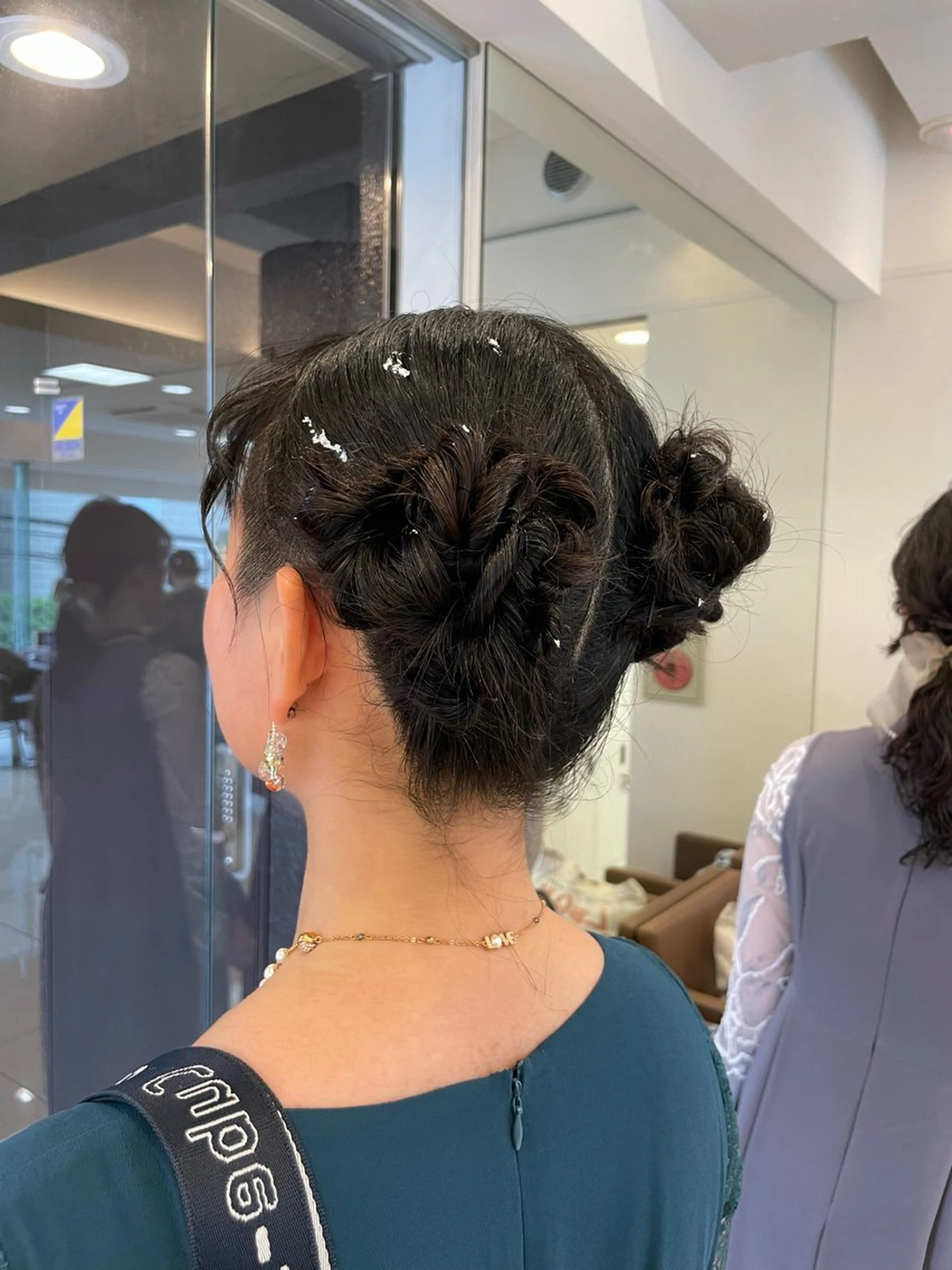 ミディアム ヘアセット 鎌倉/アレンジ/暗髪 /髪質改善/ ユキミのヘアスタイル