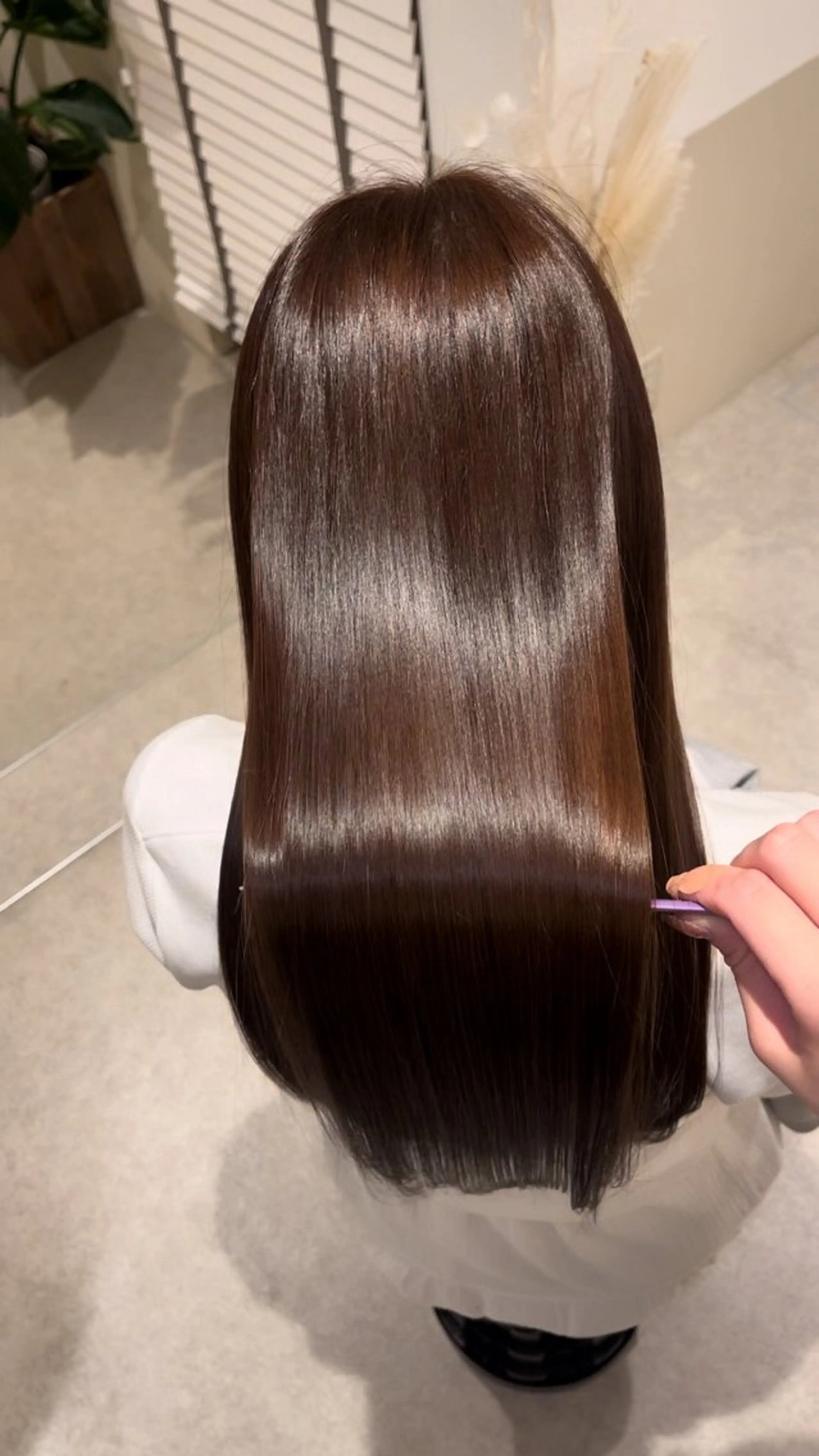 セミロング カット ヘアカラー Bonheur銀座 /runaのヘアスタイル