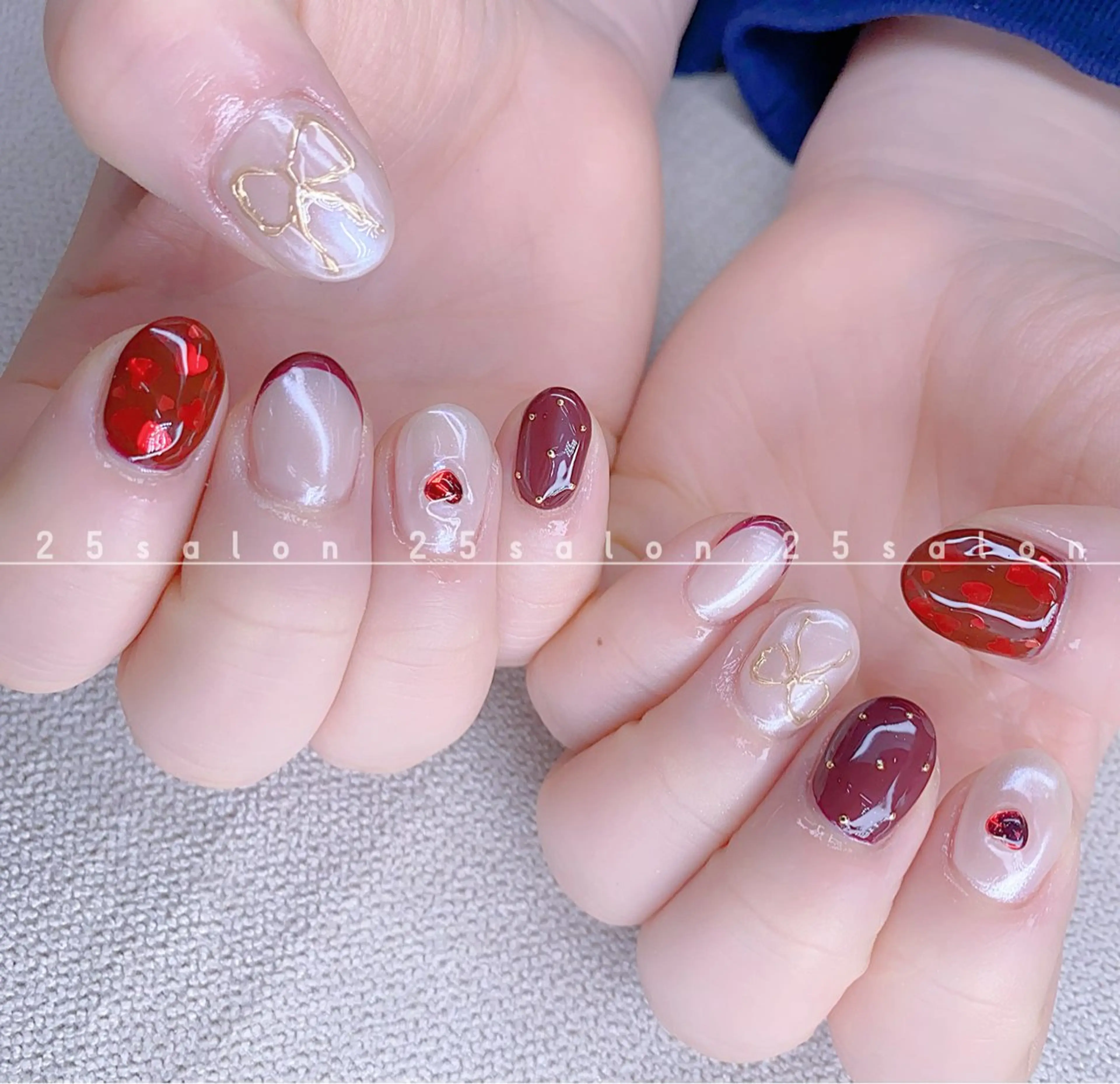 ネイル オーロラネイル チークネイル フットネイル フレンチネイル ジェルネイル 2 5のマツエク・マツパデザイン