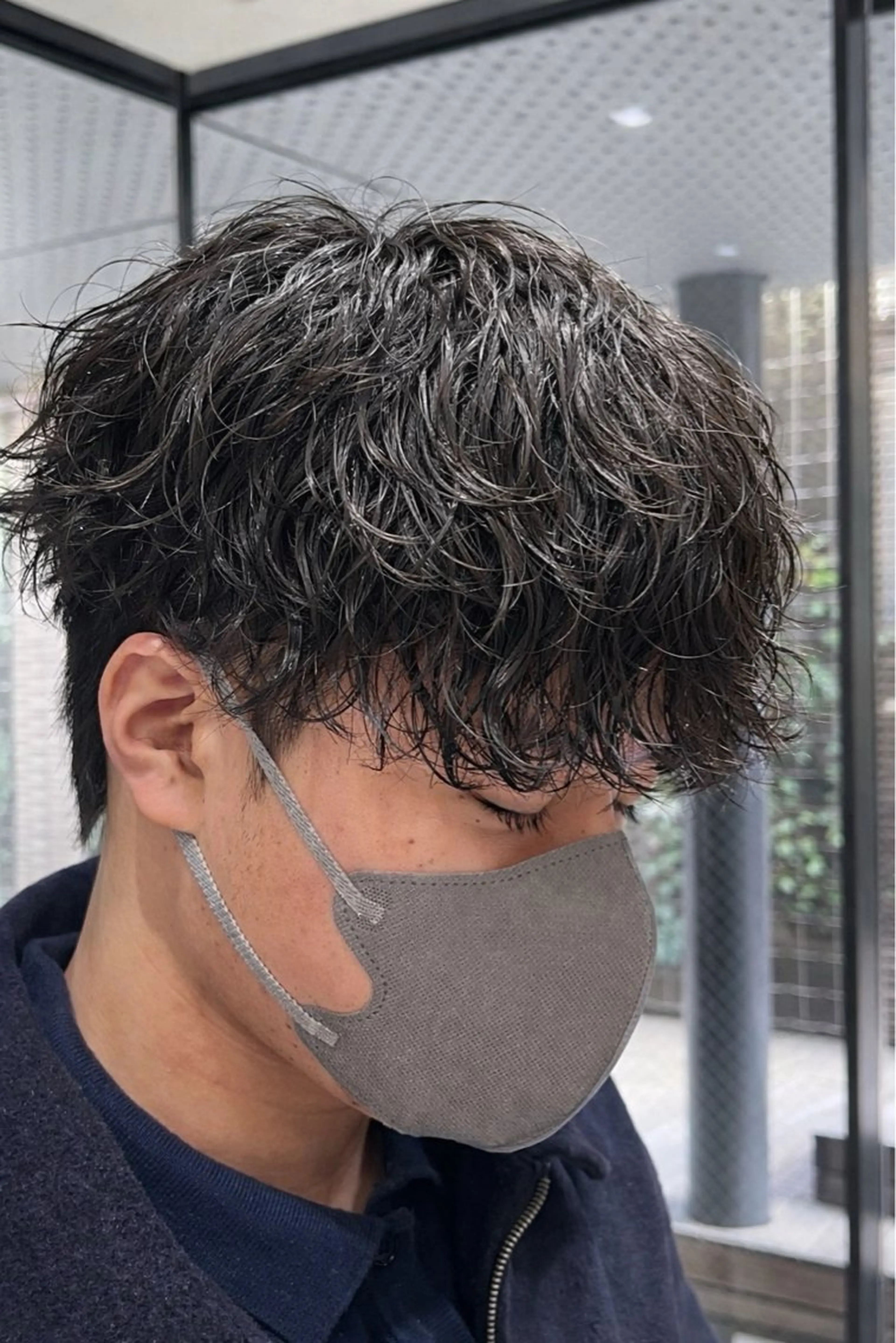 ショート パーマ メンズ メンズパーマ カット パーマ トリートメント ケンシロウ メンズパーマ特化⭕️のヘアスタイル