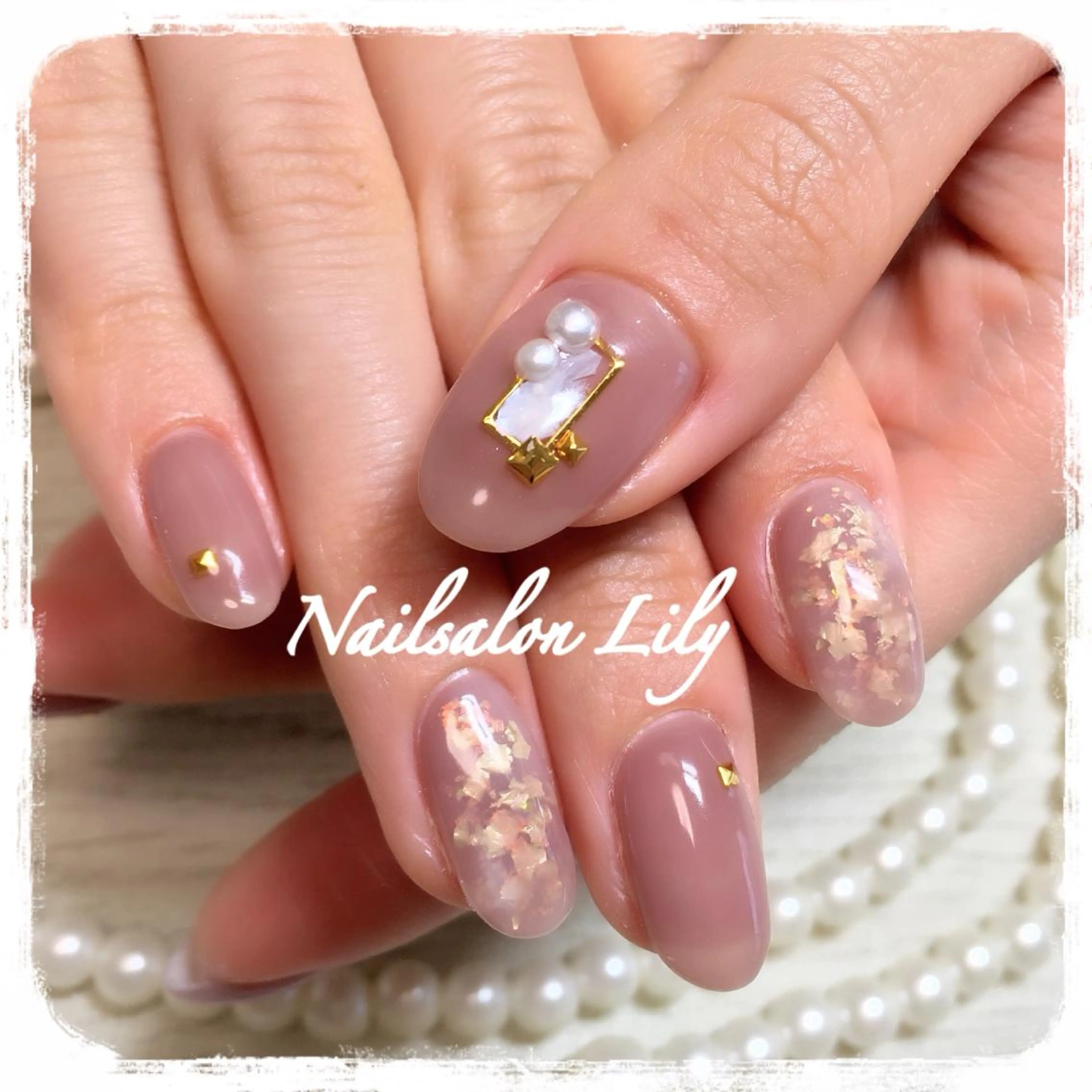 ネイル 春ネイル ハンドネイル Lily*nail 🌻Mii🌻のネイルデザイン