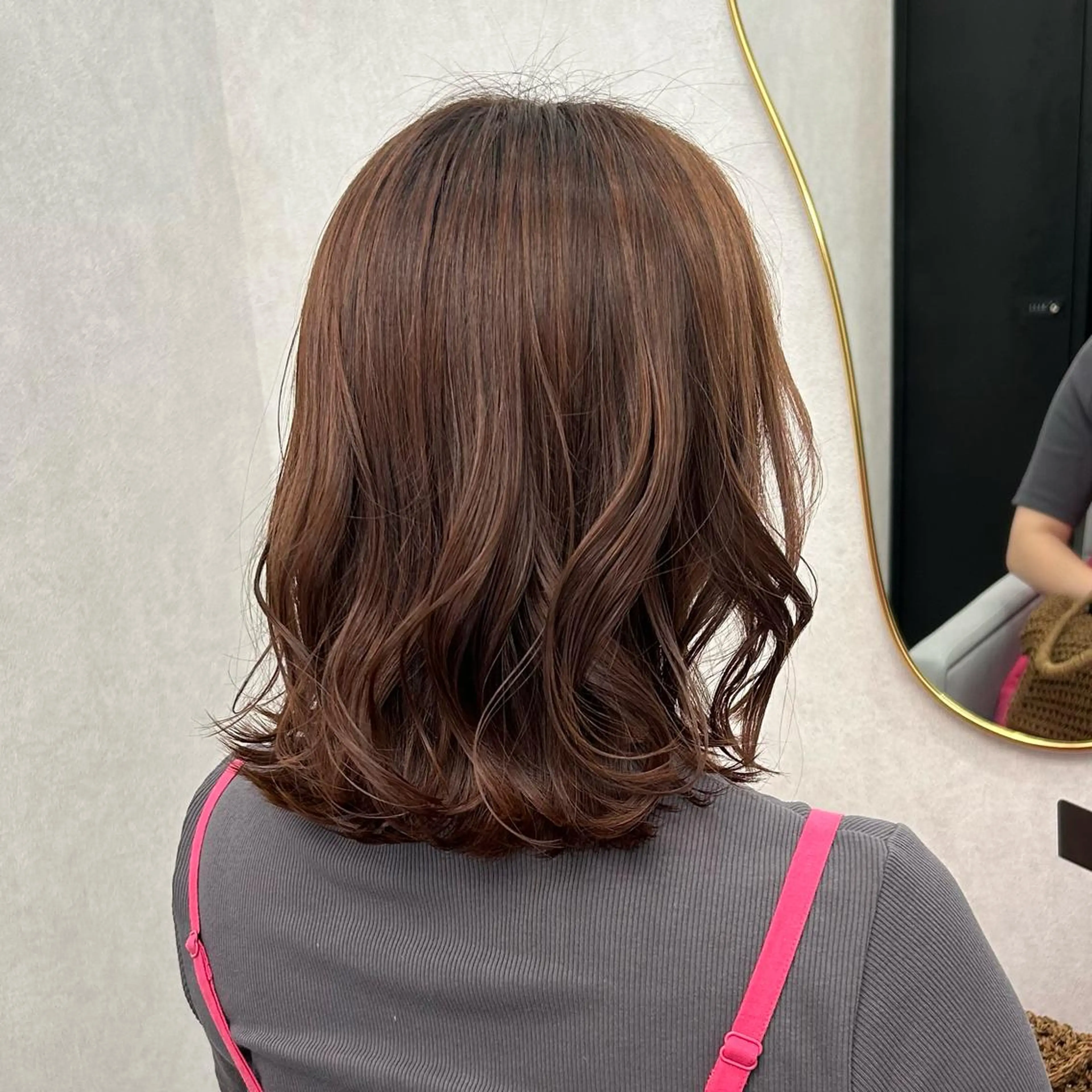 ミディアム カラー sita stylist　あみのヘアスタイル
