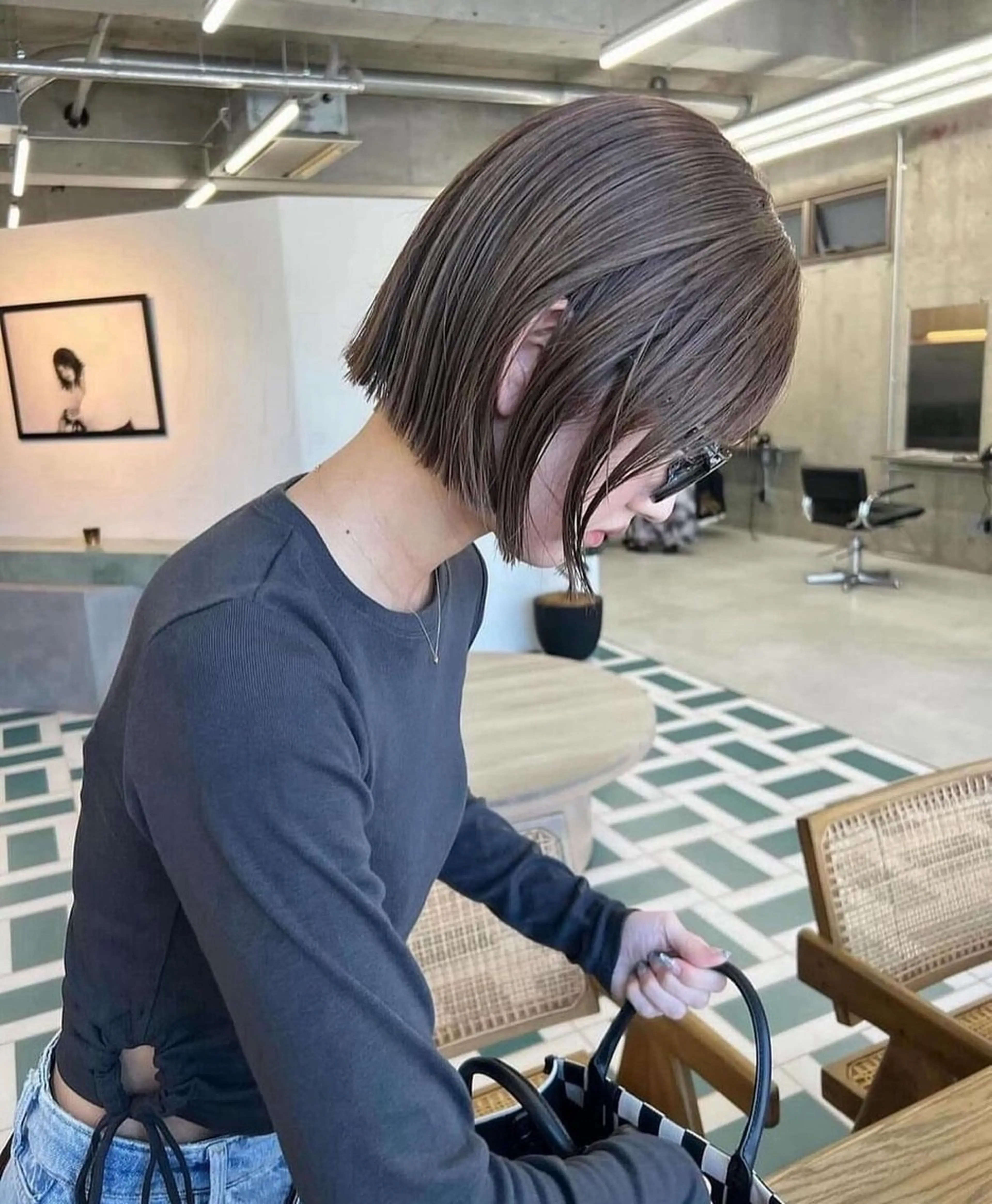 ショート ボブ noé所属・HINA/栄/ボブ/ ボブパーマ/インナーのヘアスタイル