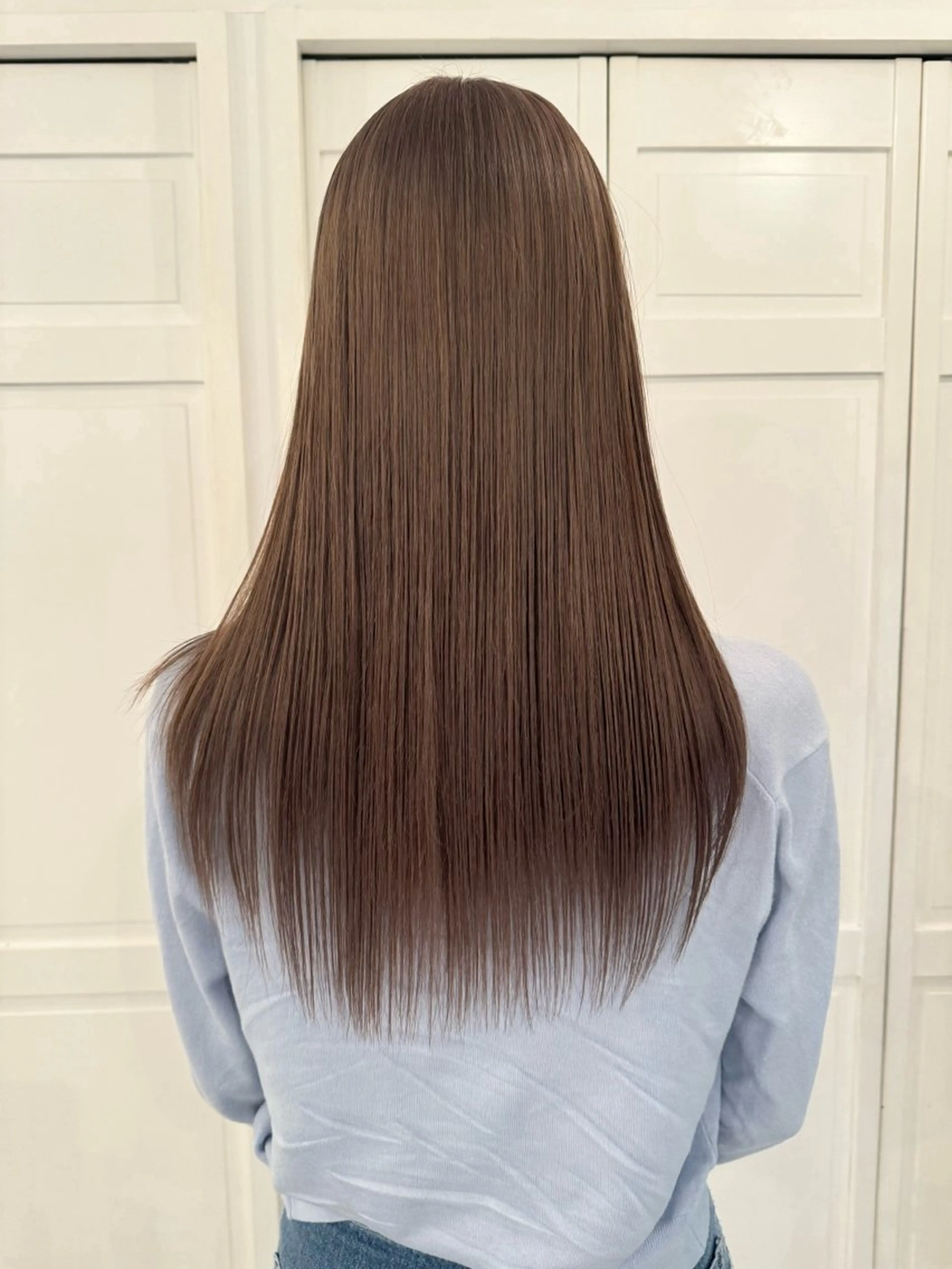 カラー ヘアカラー ブリーチカラー🎀 韓国風/寺門美優のヘアスタイル