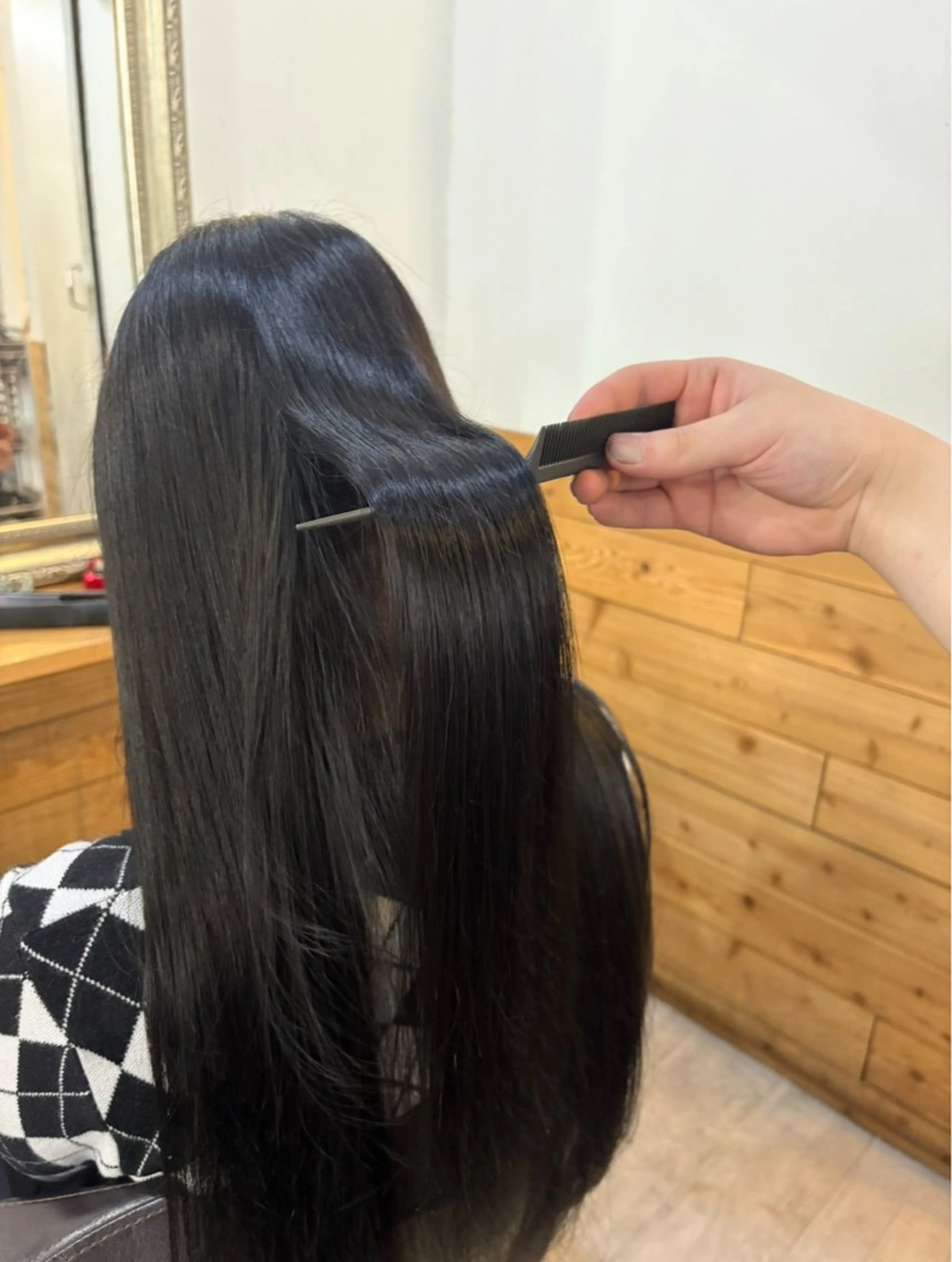 カラー 髪質改善カラー/ 結べるレイヤー/文野のヘアスタイル