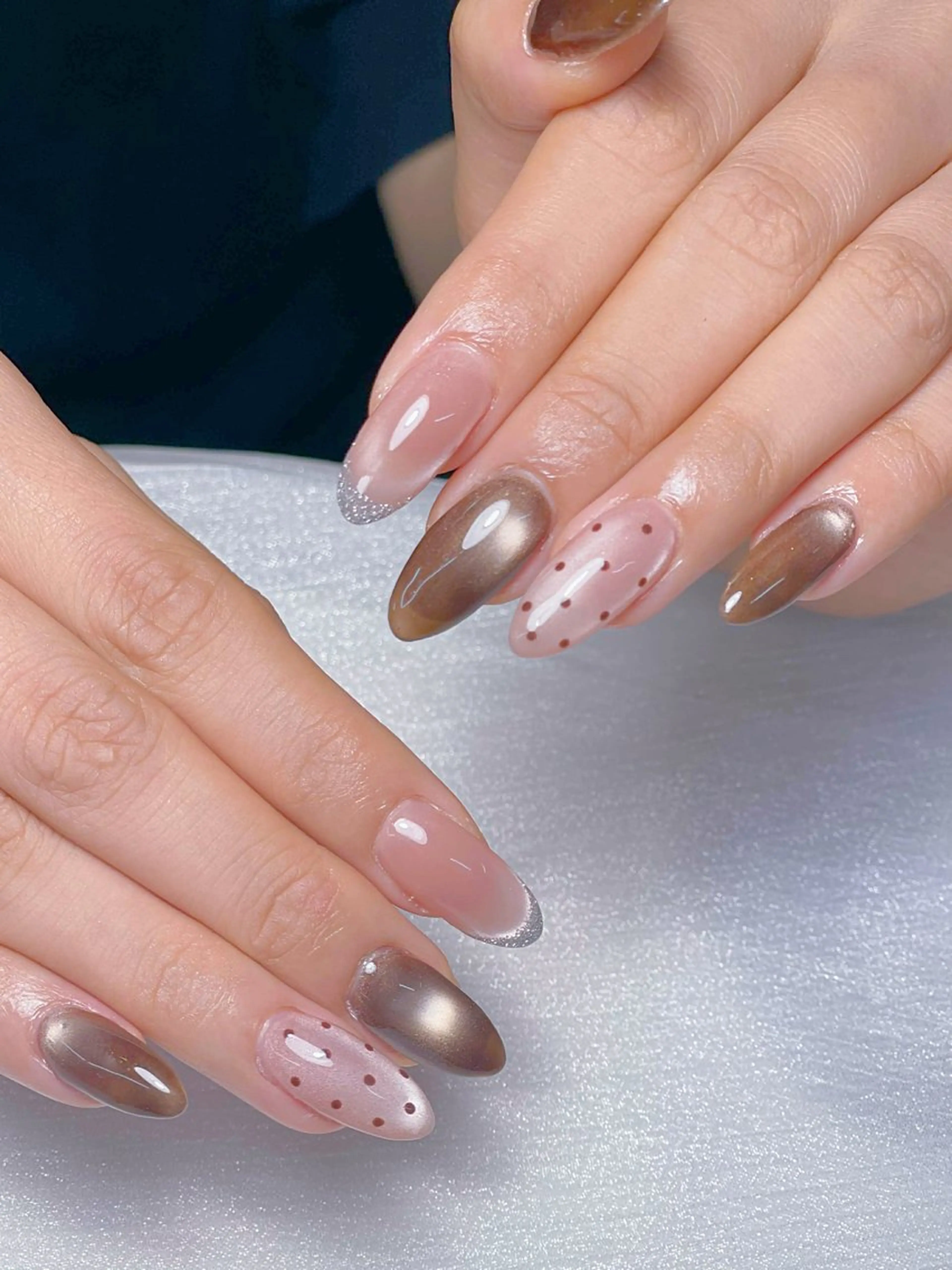 セミロング ハンドネイル Akina Nail🎀✨のネイルデザイン
