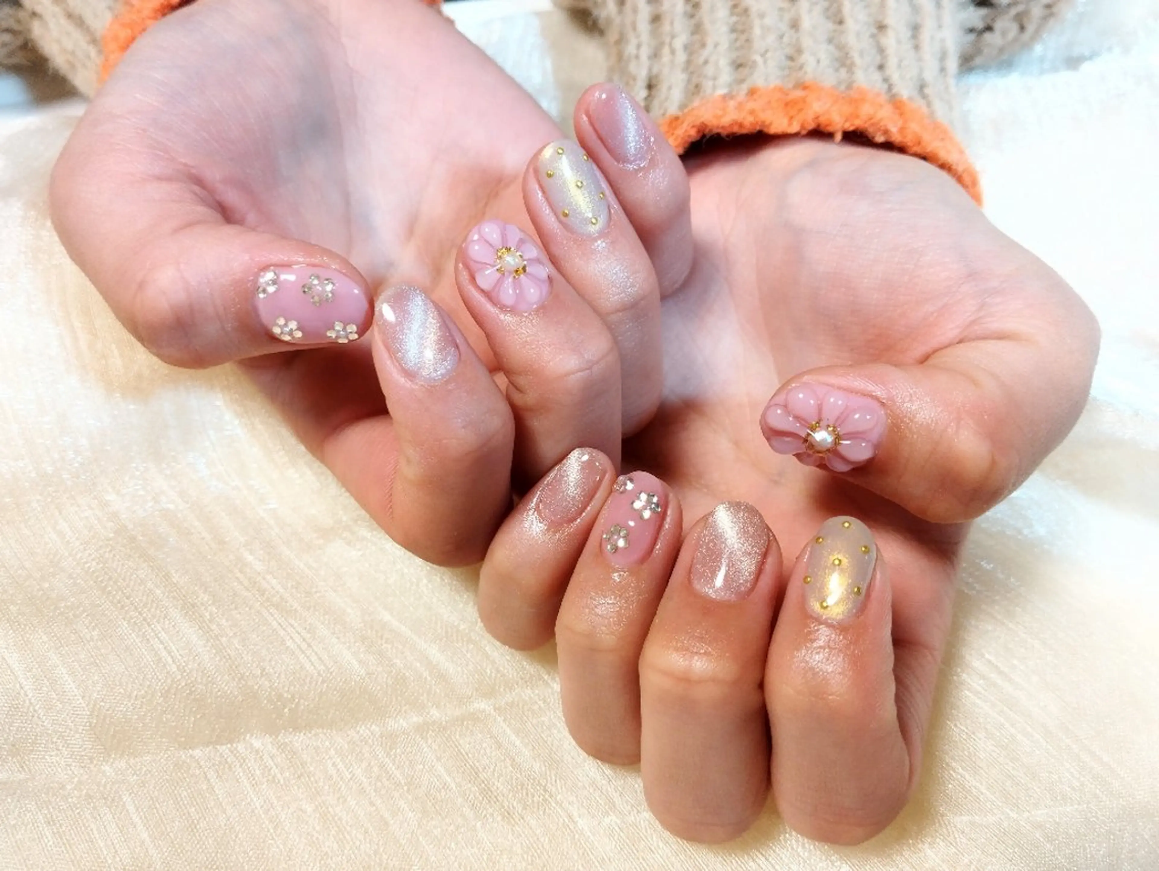 ネイル 卒業式 ハンドネイル ハンドケア ＤI'A ネイルサロンのネイルデザイン