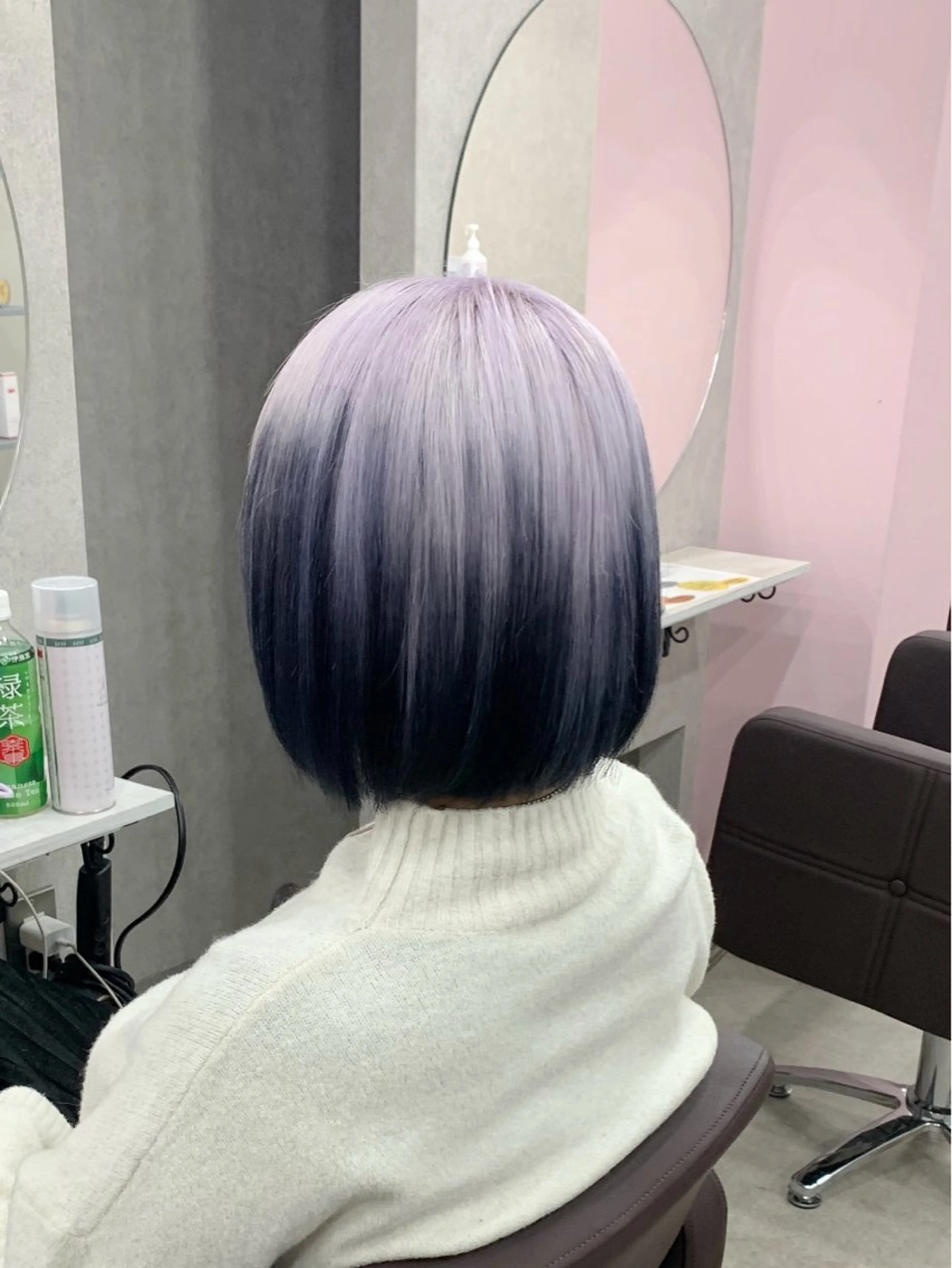 ミディアム カラー ヘアカラー トリートメント ヘッドスパ ハイトーン・ブリーチ ムラ修正 八須 錬のヘアスタイル