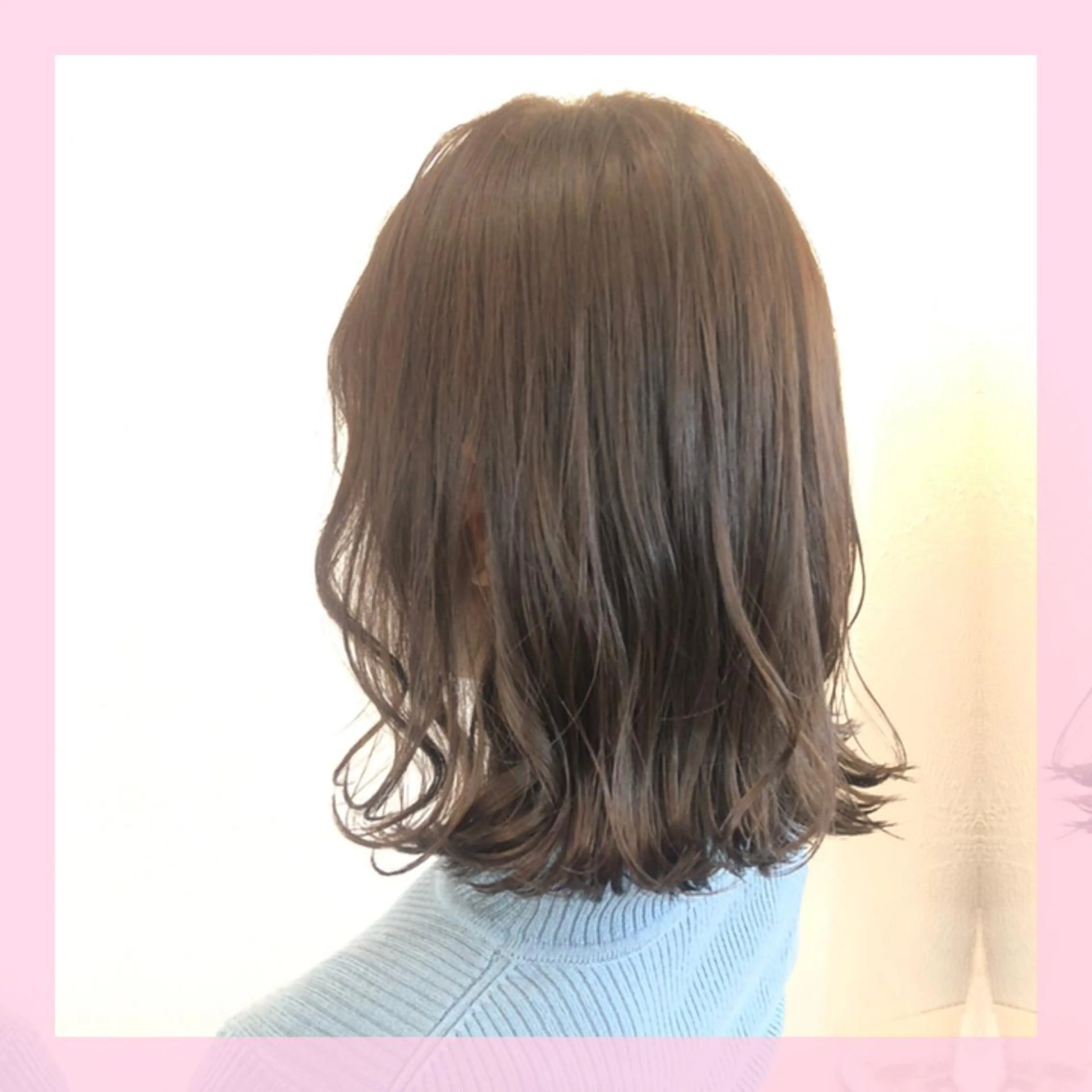 ミディアム カラー グレージュ ラベンダーカラー ラベンダーグレージュ ラベンダーグレー plum.所属・🍒前川 🍒のヘアスタイル