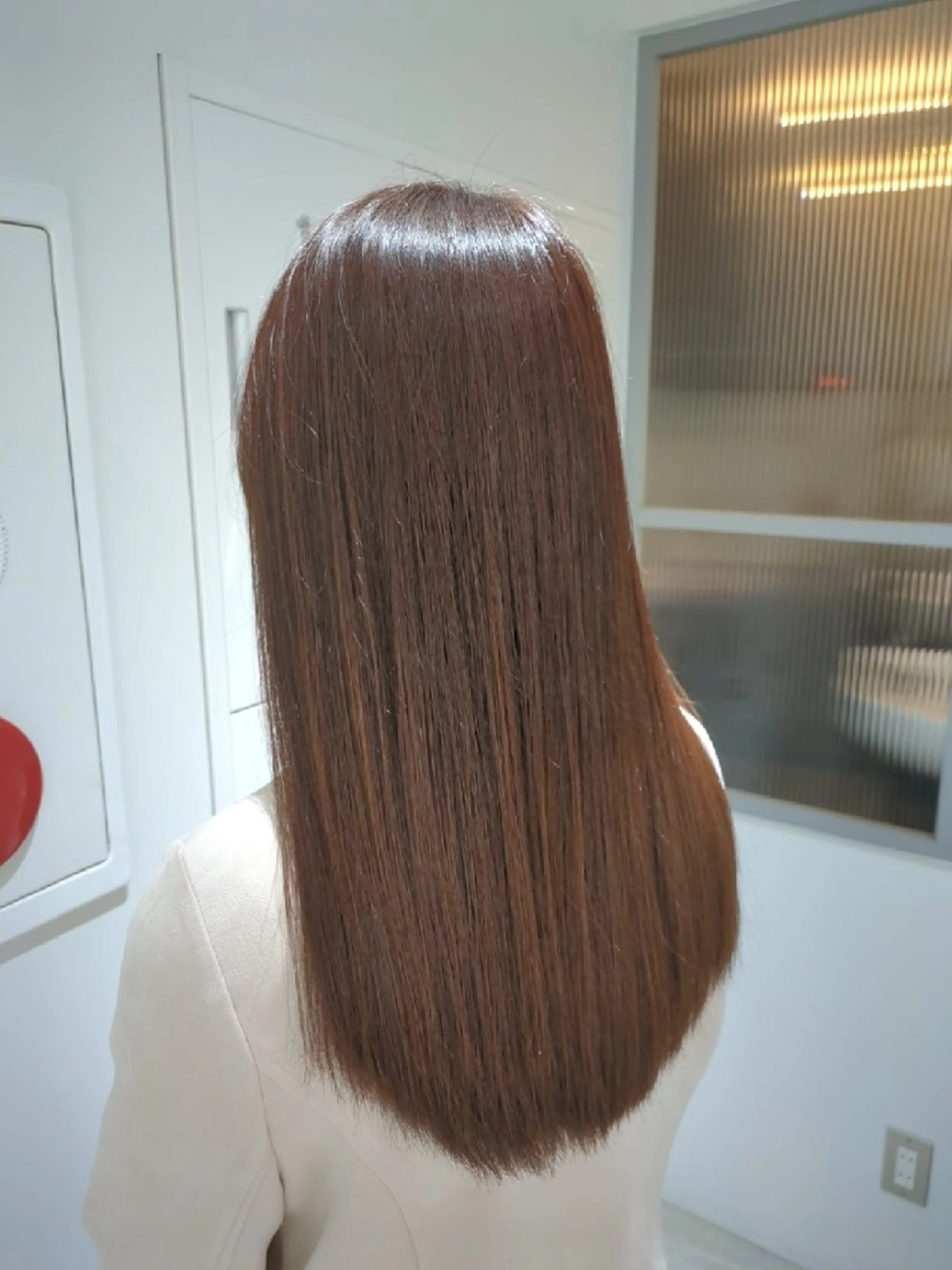 セミロング ピンクブラウン 髪質改善 韓国風ヘア トリートメント カット ヘアカラー トリートメント 髪質改善/韓国メンズ カット&パーマ 猿川のヘアスタイル