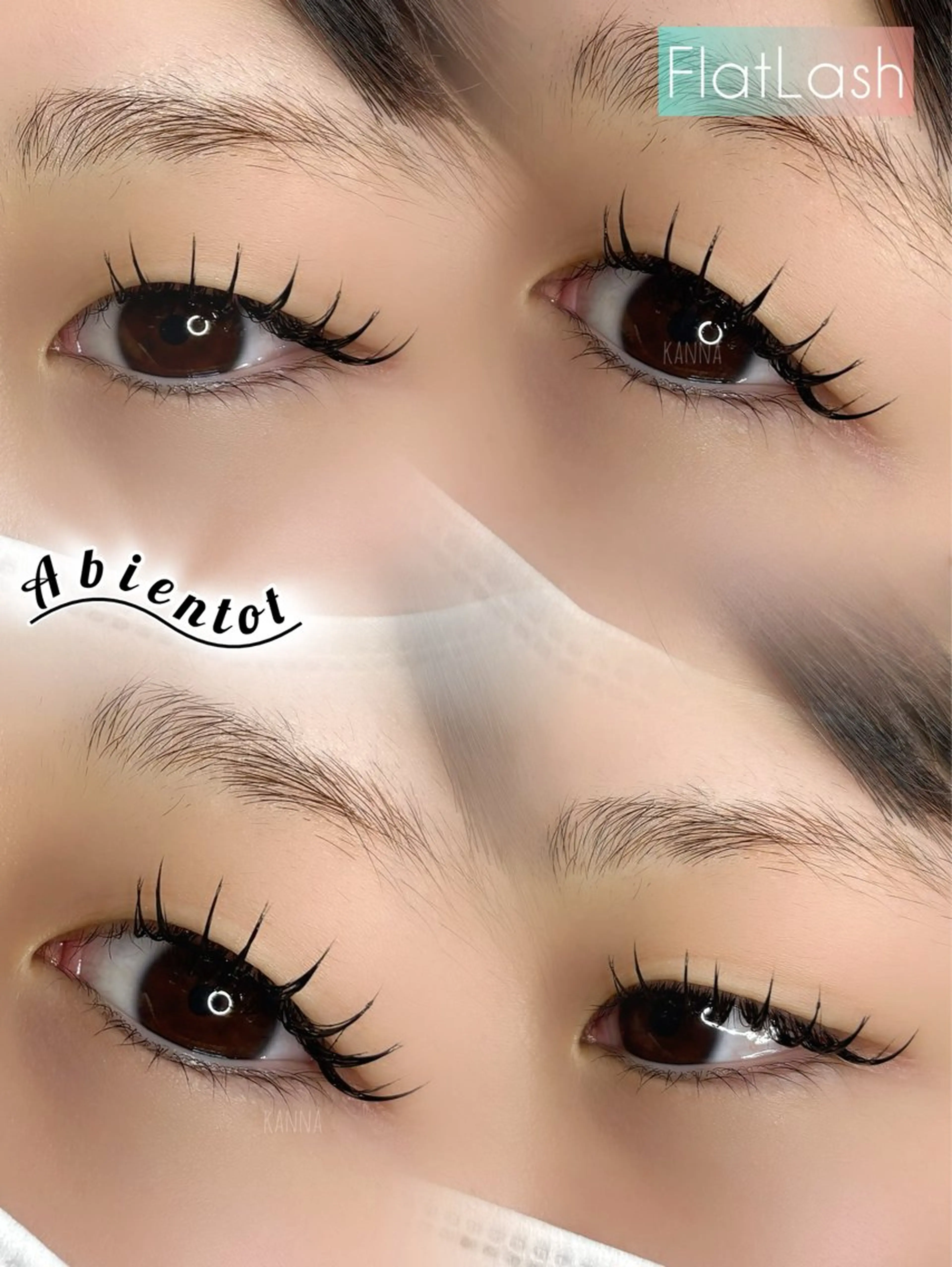 マツエク・マツパ Abientot Kannaのマツエク・マツパデザイン