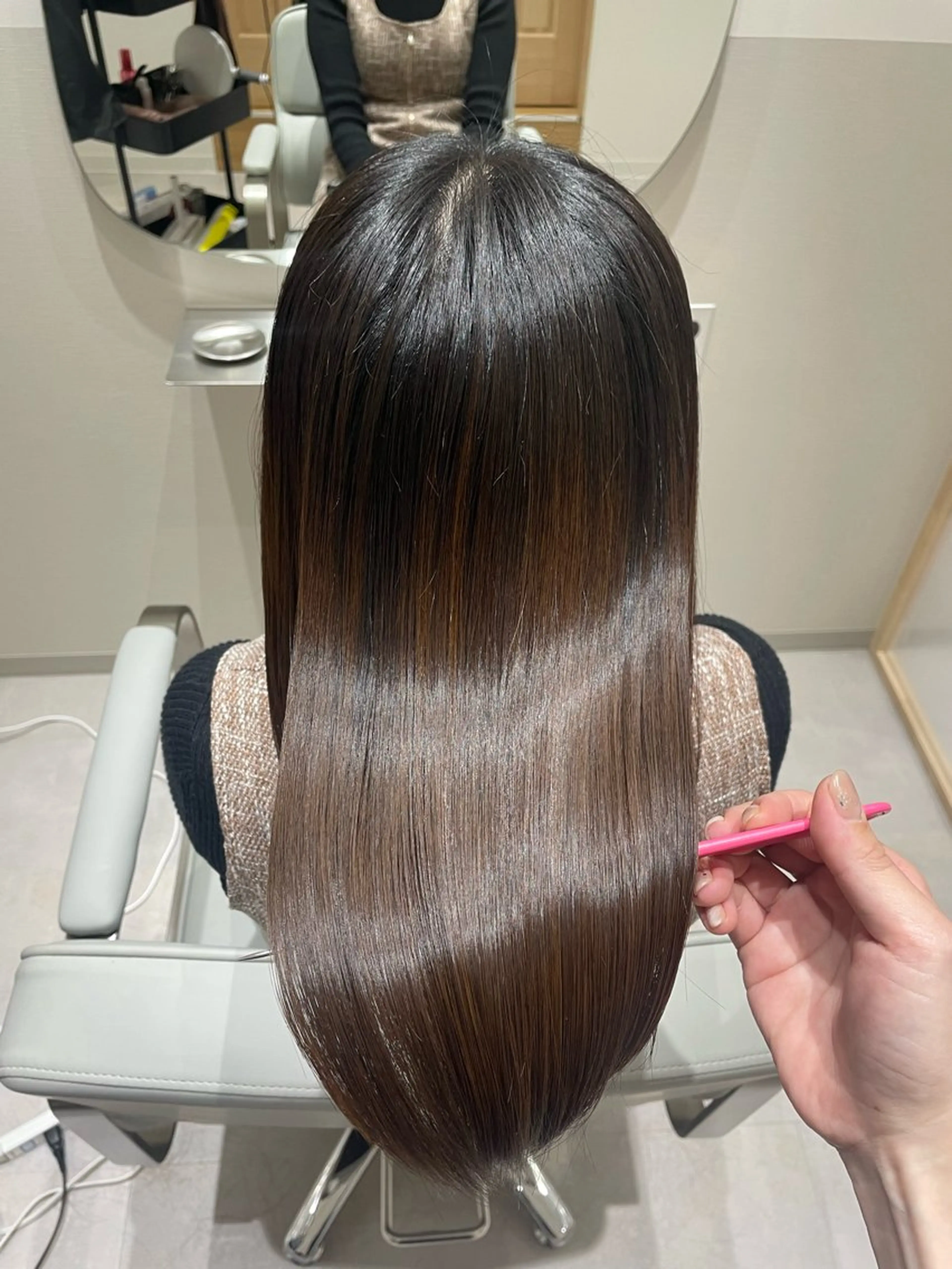 ミディアム カット トリートメント 髪質改善✨Zina浦 安/個室🌈YUKIのヘアスタイル