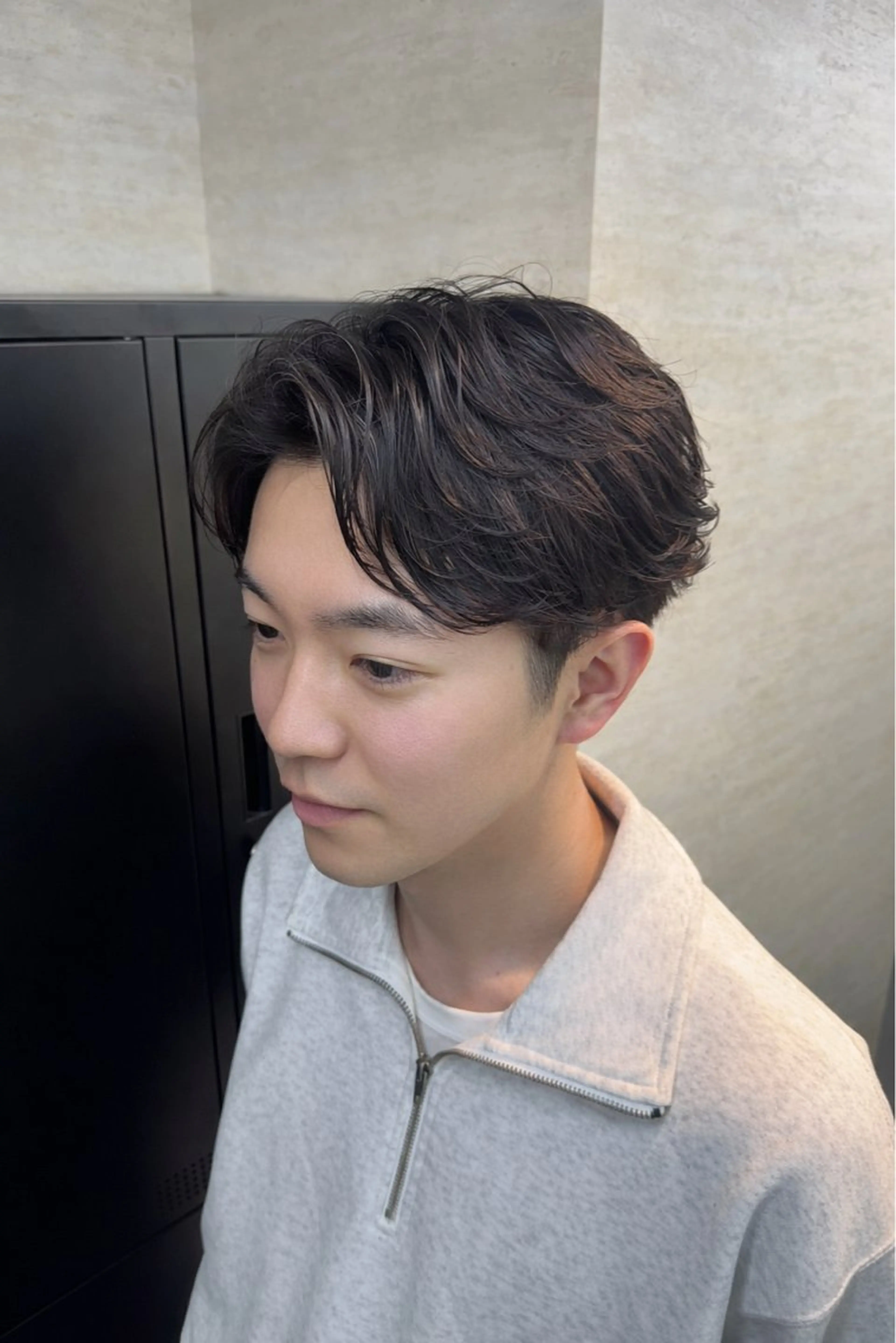 パーマ メンズ カット パーマ 【メンズ特化】池袋 韓国スタイル飯塚のヘアスタイル