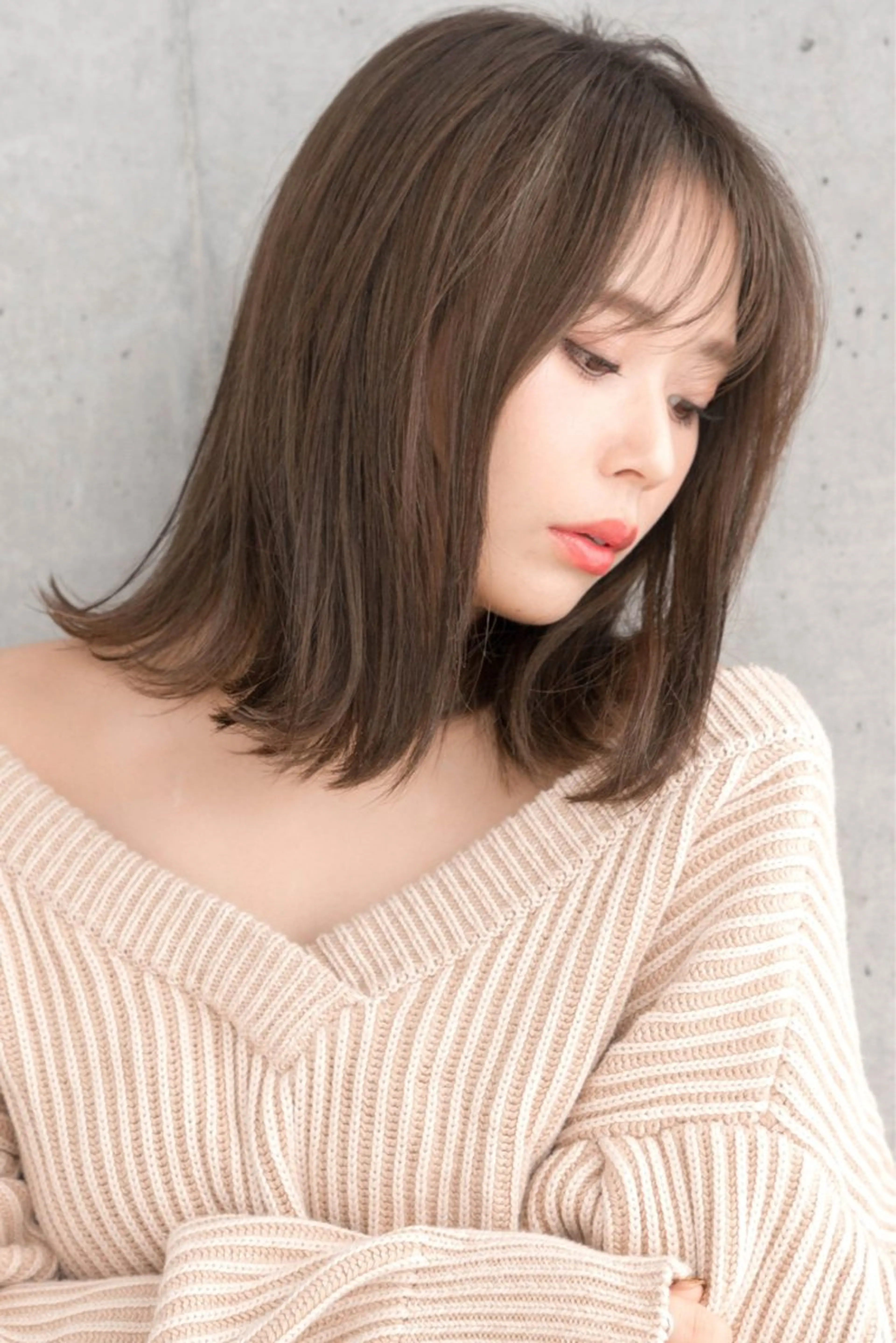 ミディアム 川面 皓平のヘアスタイル