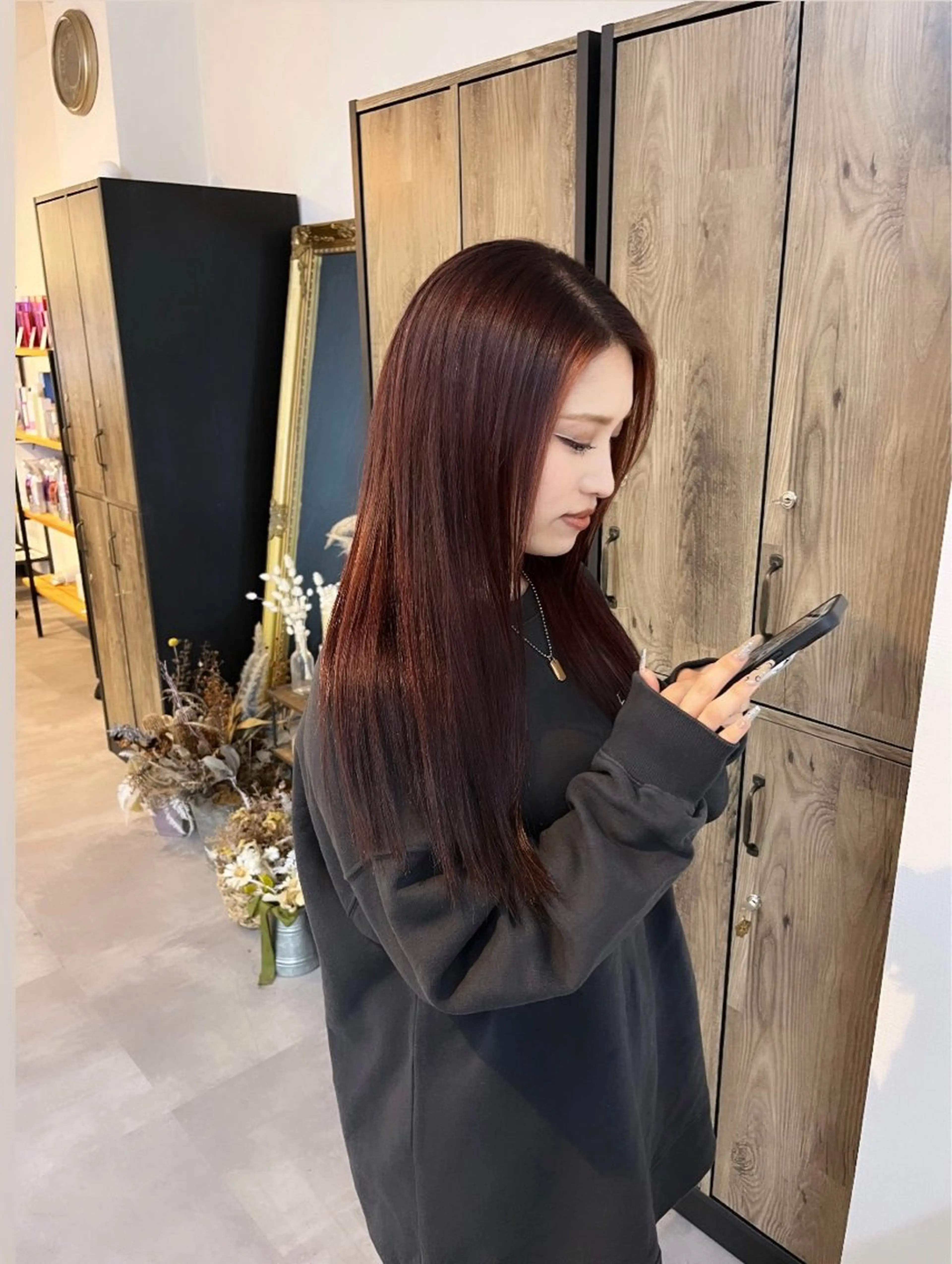 ロング ヘアカラー トリートメント 当日予約◎ risaのヘアスタイル