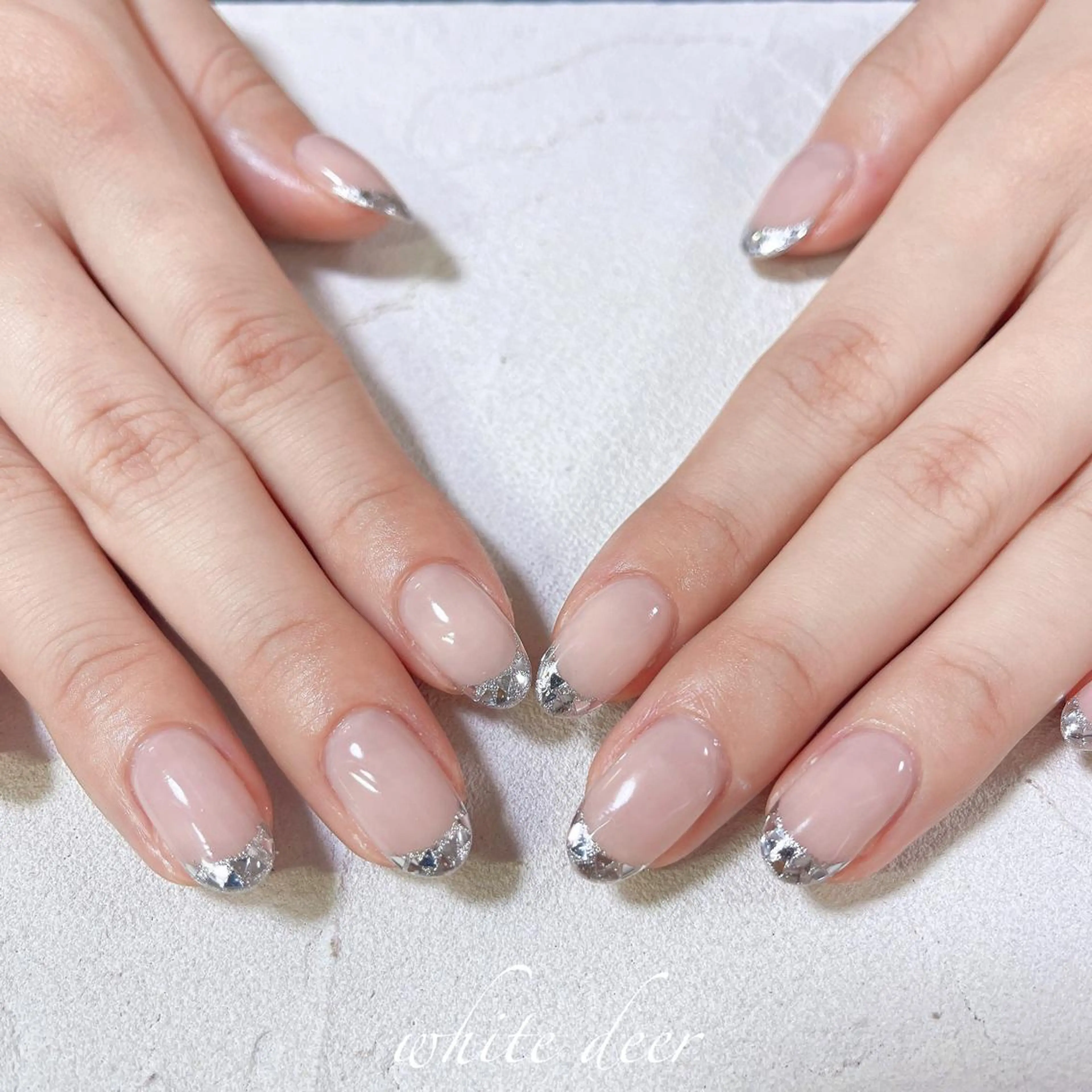 オープン記念㊗️初回オフ無料！ガラスフレンチ¥8480→¥8000🎉の写真