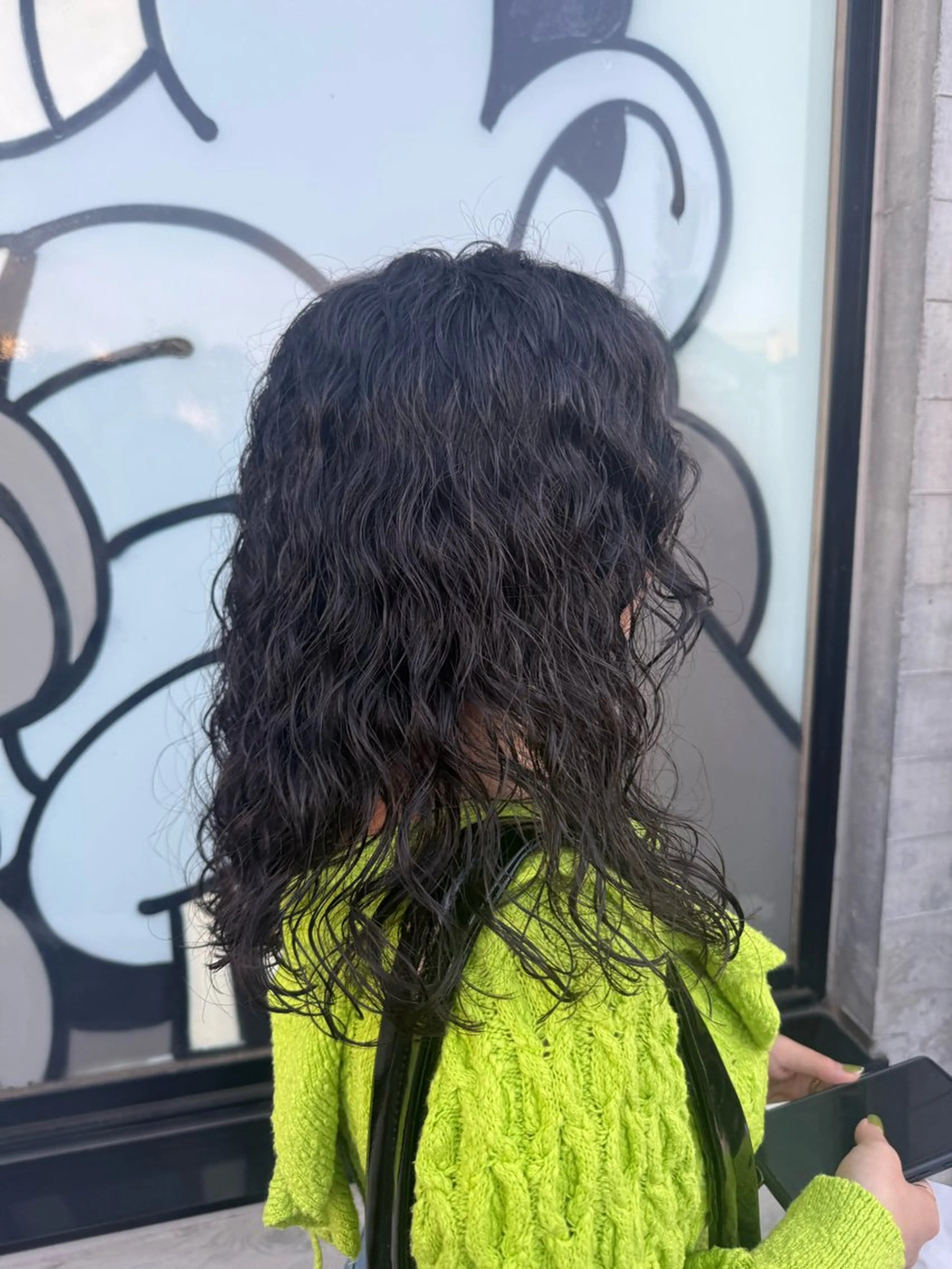 ミディアム カット パーマ デジタルパーマ/ ウェーブパーマ/神野のヘアスタイル