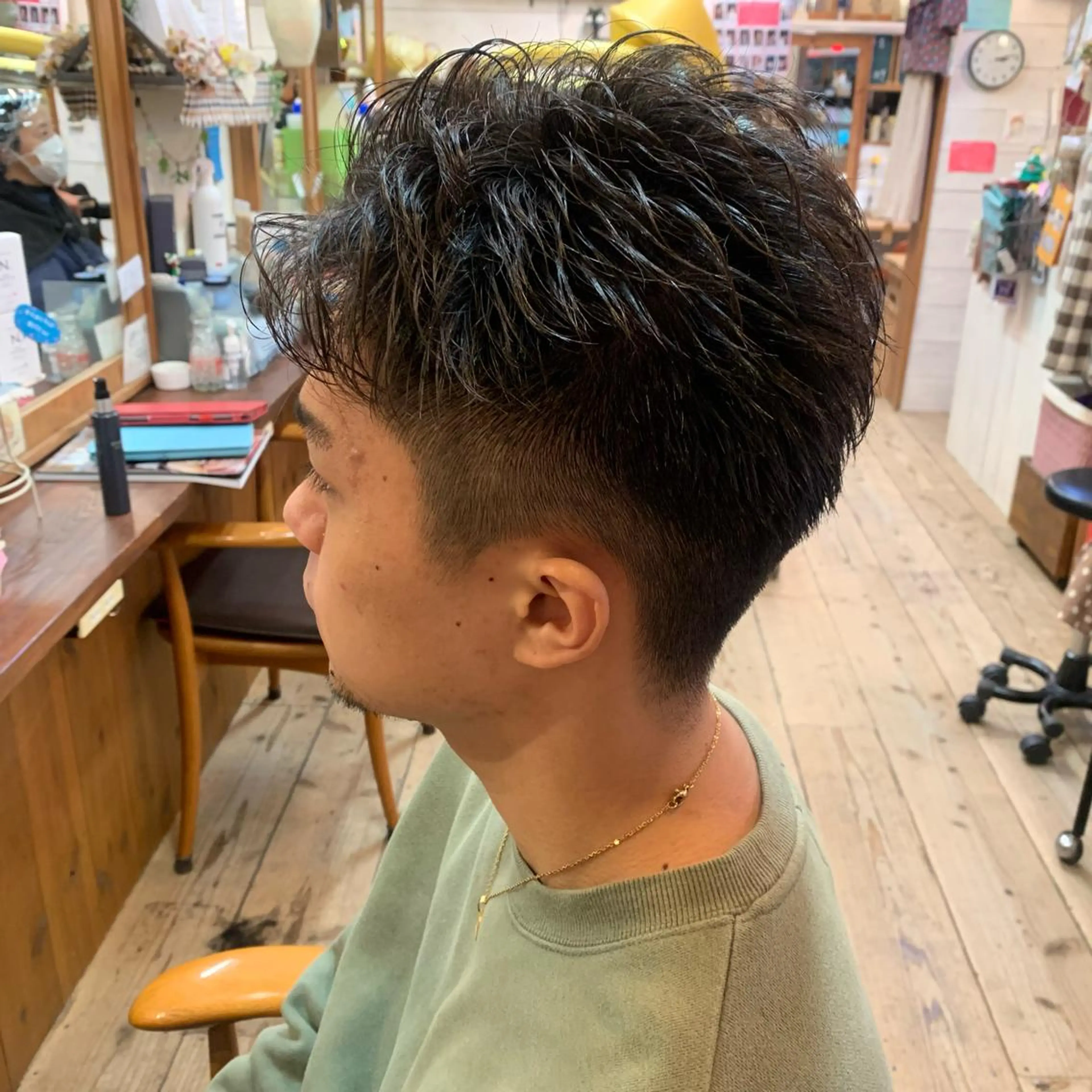 メンズ “ととのう”ヘッドス パ🌿本多麻亜優のヘアスタイル