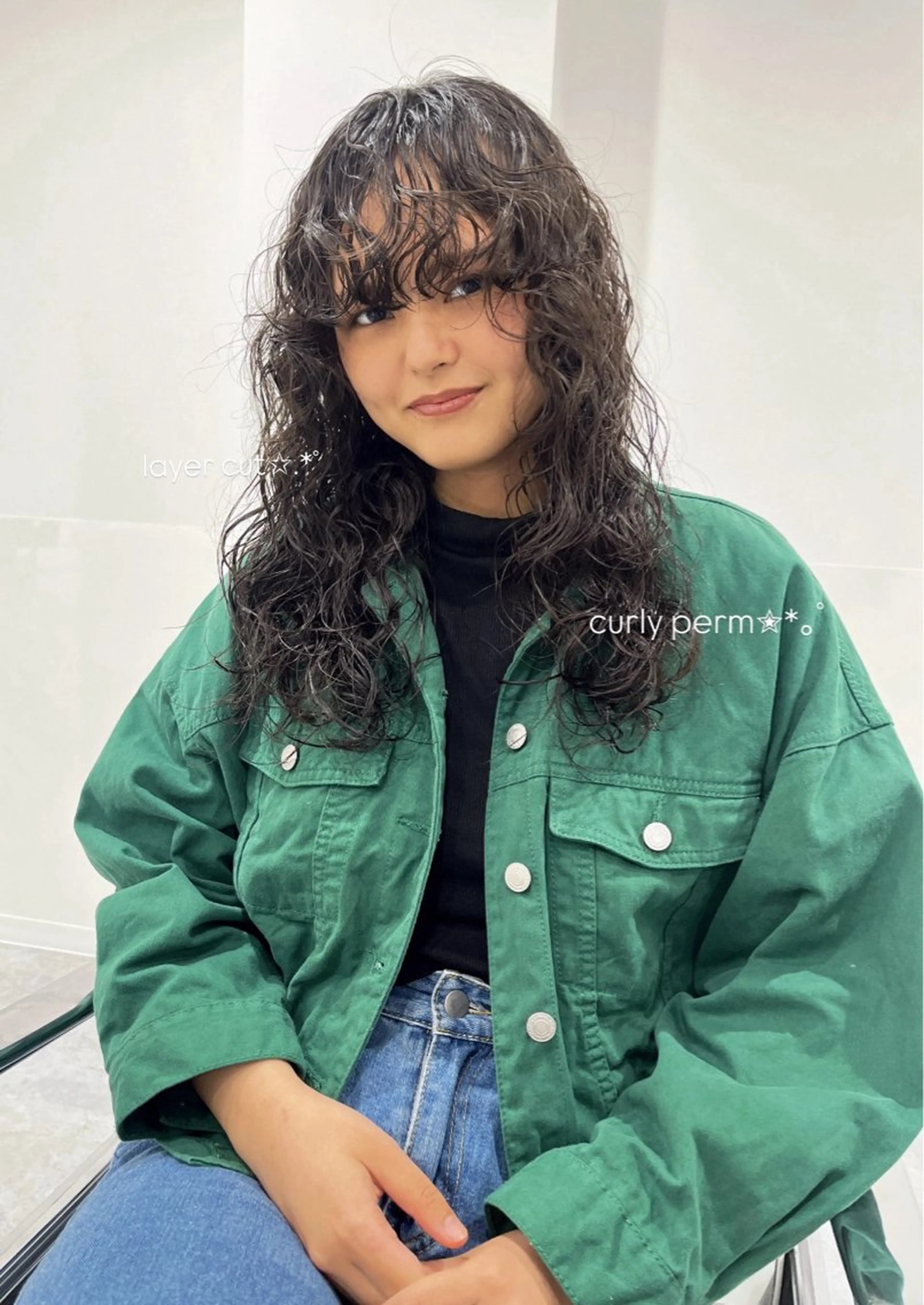 女性限定✨️似合わせカット+ナチュラルパーマ🌿(ゆるふわ◎)【事前カウンセリング必須メニュー:補足説明必須】の写真