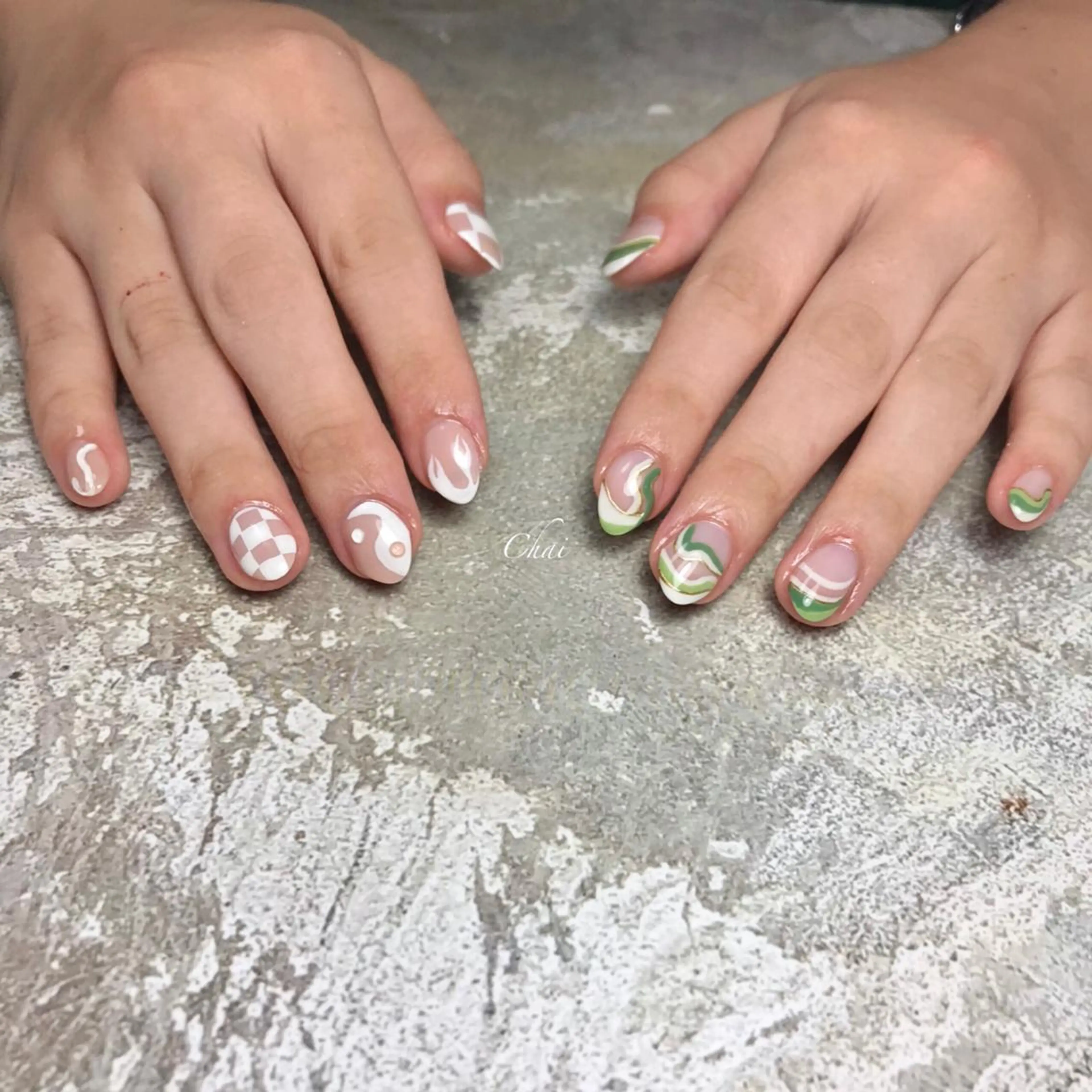 ネイル ハンドネイル 💅chainail _aiのネイルデザイン