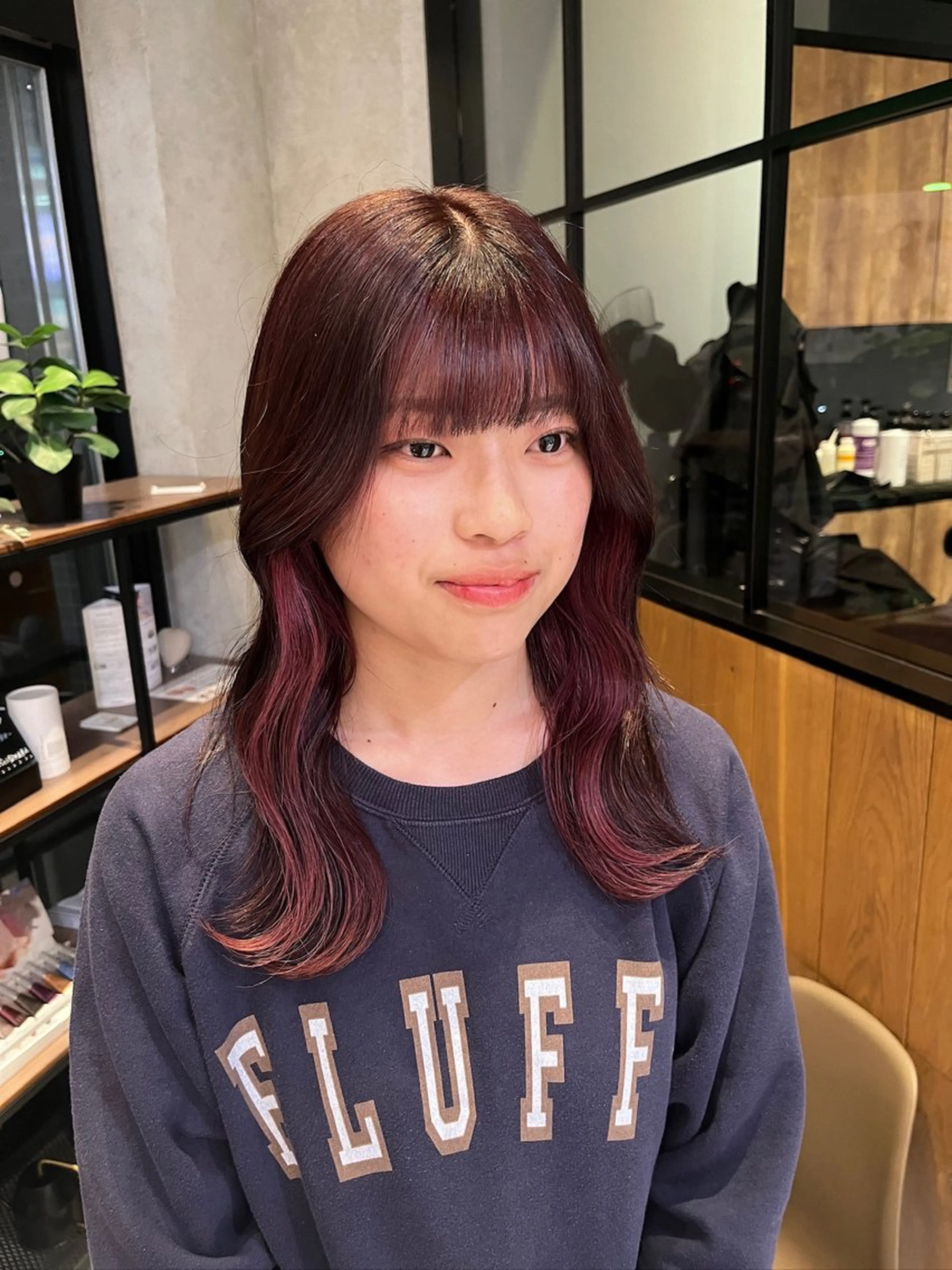 ロング カラー yuuri🎀/大宮 /韓国ヘア/レイヤーのヘアスタイル