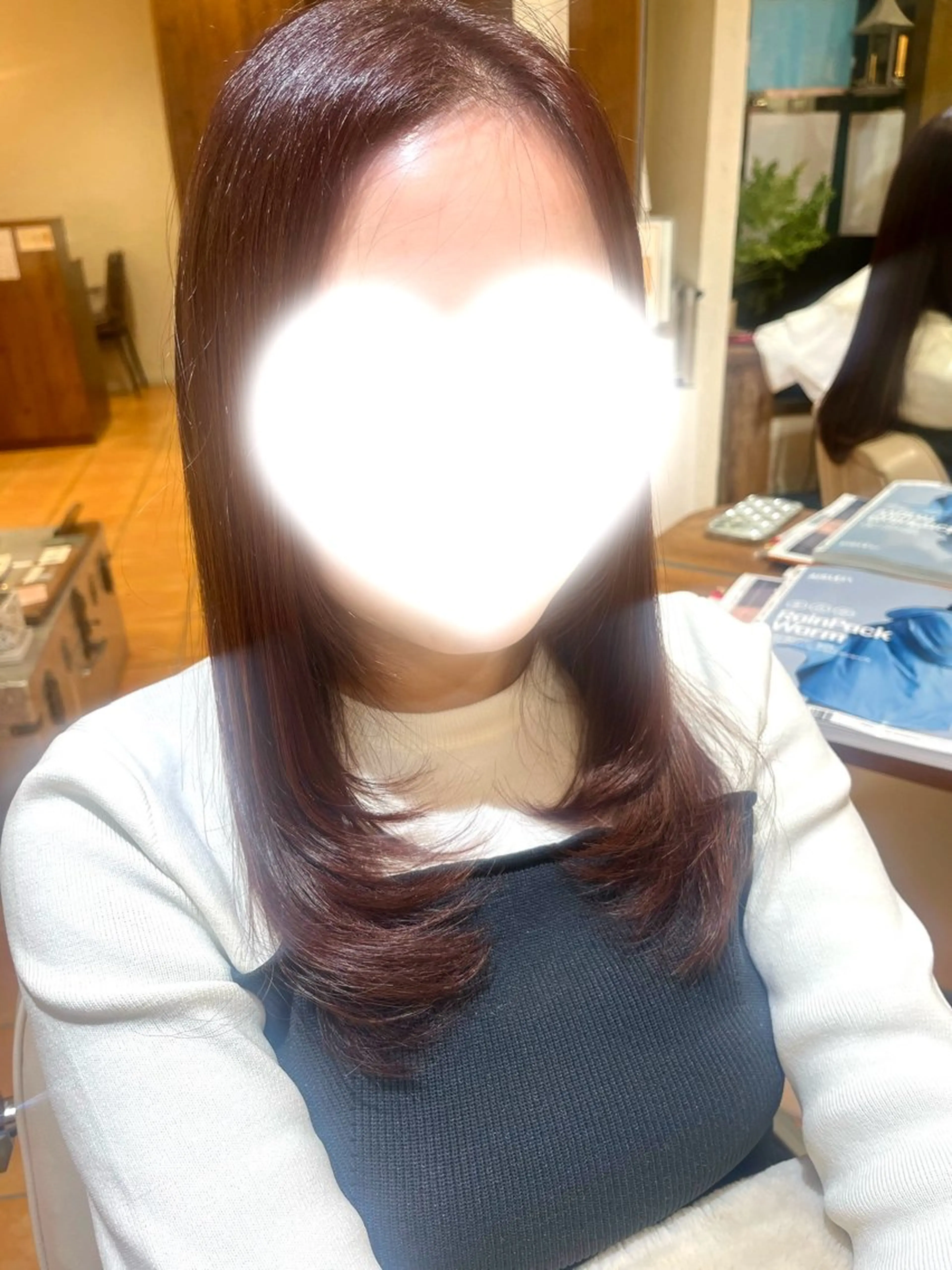 ロング カラー カット ヘアカラー トリートメント aruJisu所属・ほそや うらら / モデル募集中🌹のヘアスタイル