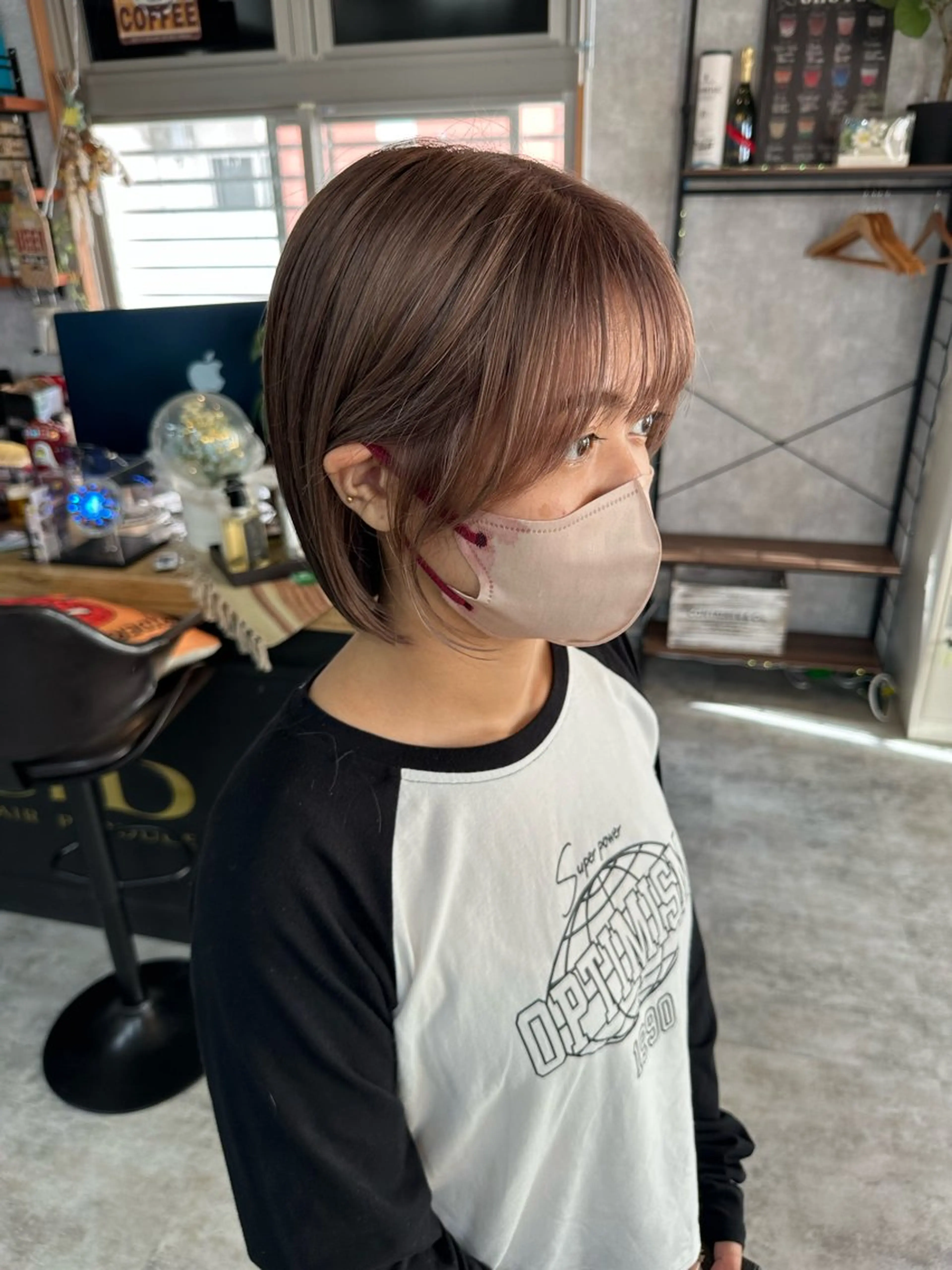 ショート 切りっぱなしボブ ショートボブ ハンサムショート 丸みショート ボブ カット ヘアカラー トリートメント C’LD hair produce /シールドヘア所属・モテ髪/ボブ/ショー ト/アダチフウトのヘアスタイル