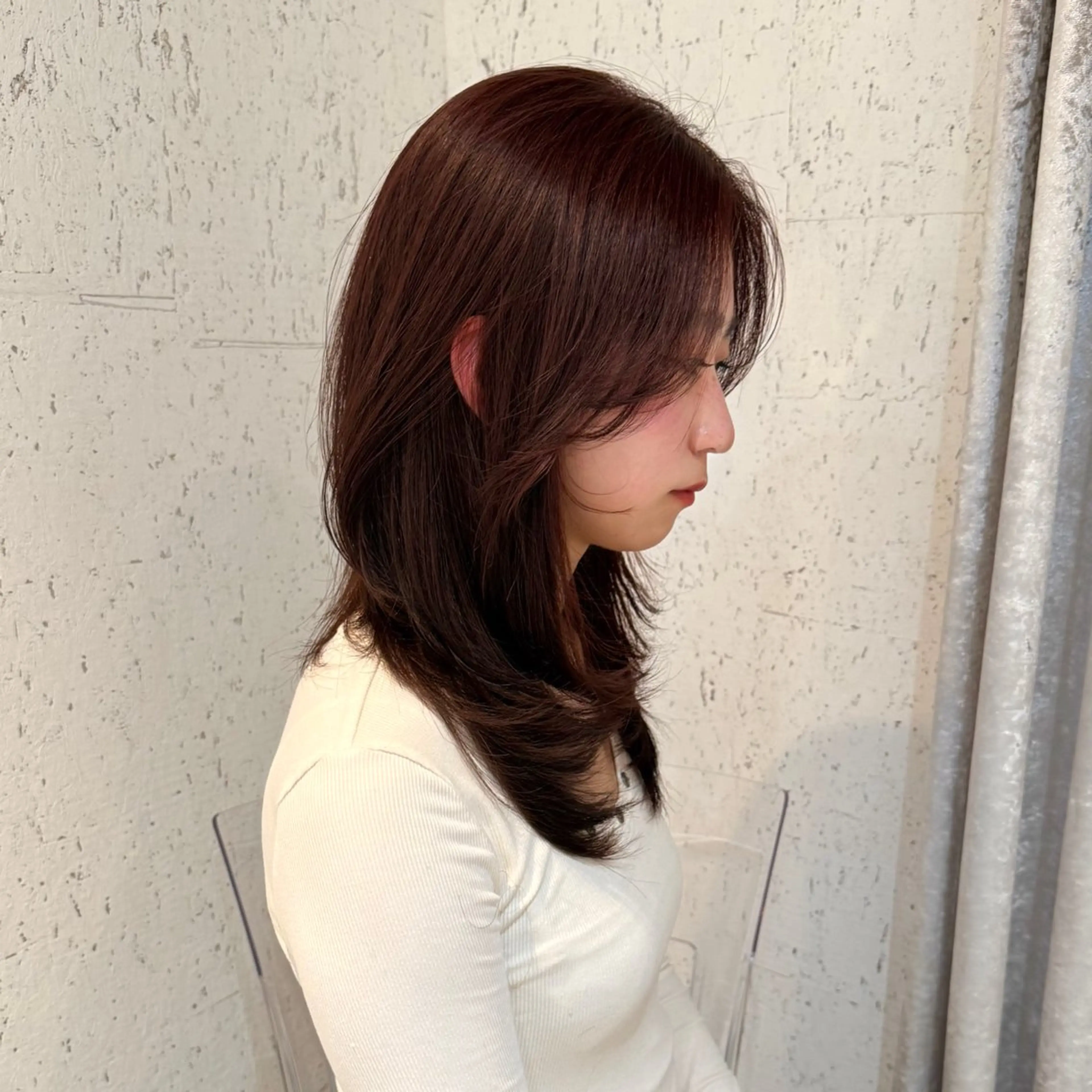 ミディアム カラー カット ヘアカラー トリートメント mai / linoah˚✧のヘアスタイル