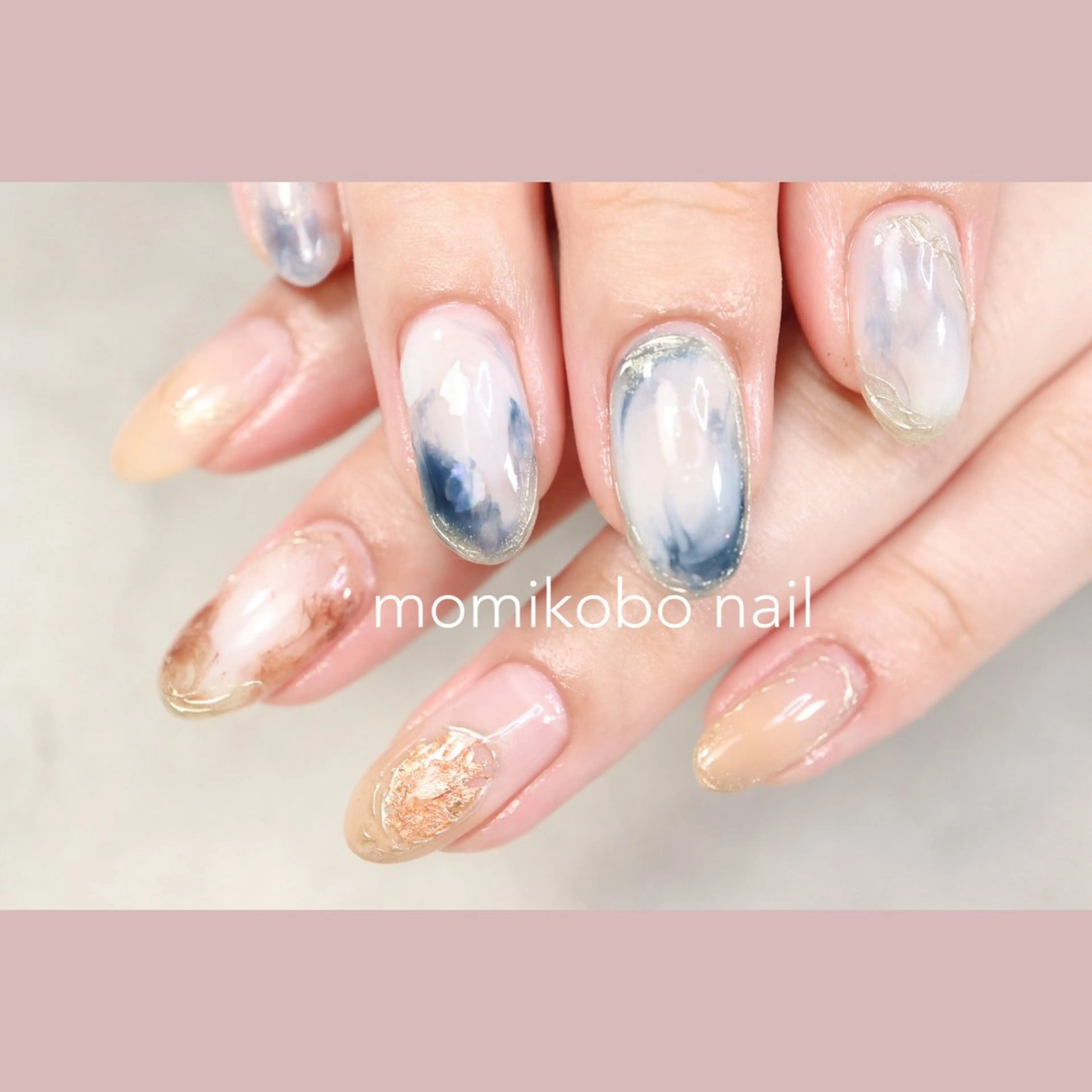 ネイル ジェルネイル 持ち込み パラジェル momikobo モミコウボウのネイルデザイン