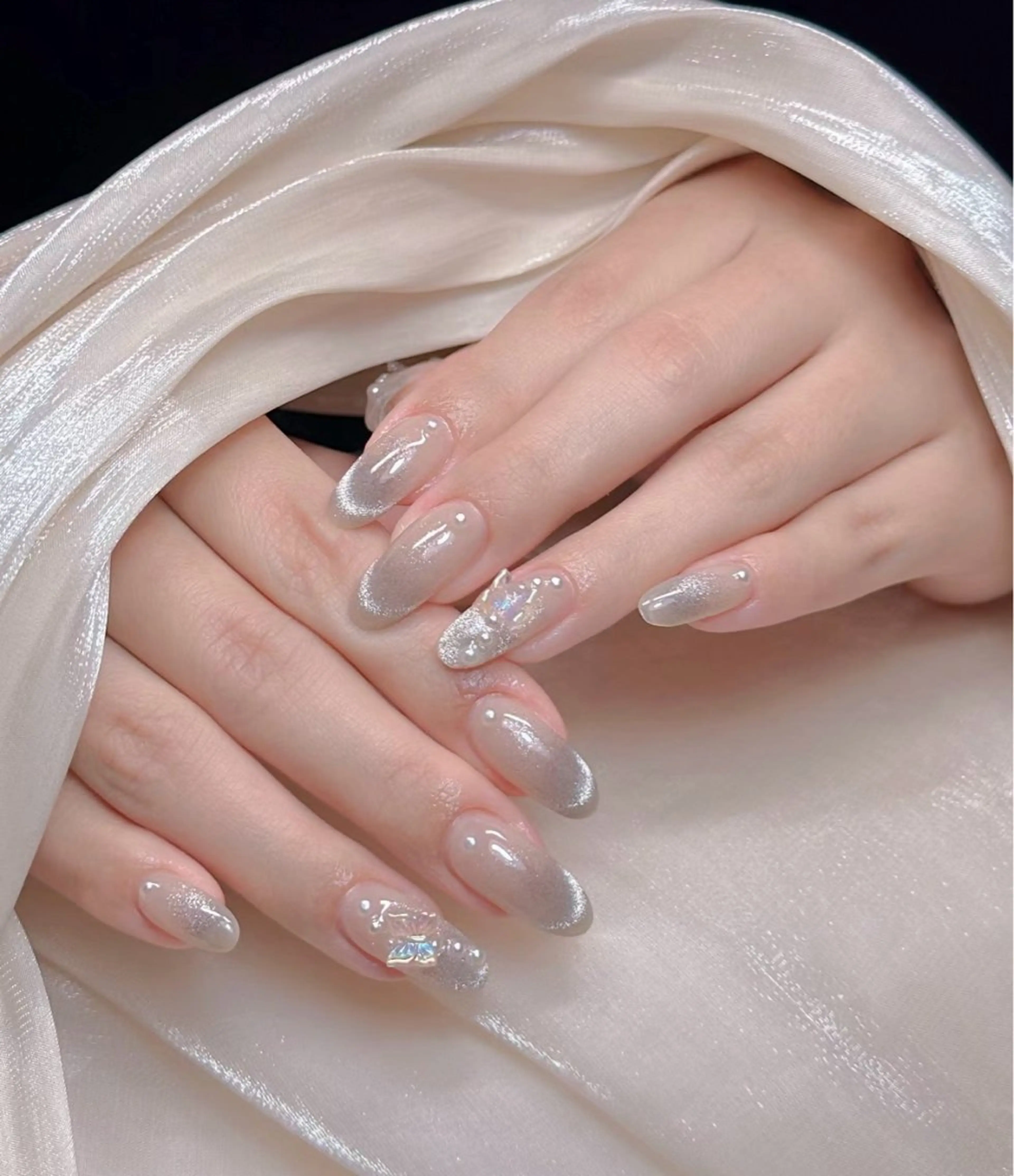 ネイル アートネイル チークネイル 長さ出し フットネイル ジェルネイル ラッキーネイルサロン西川口東口店所属・山田 由奈のネイルデザイン