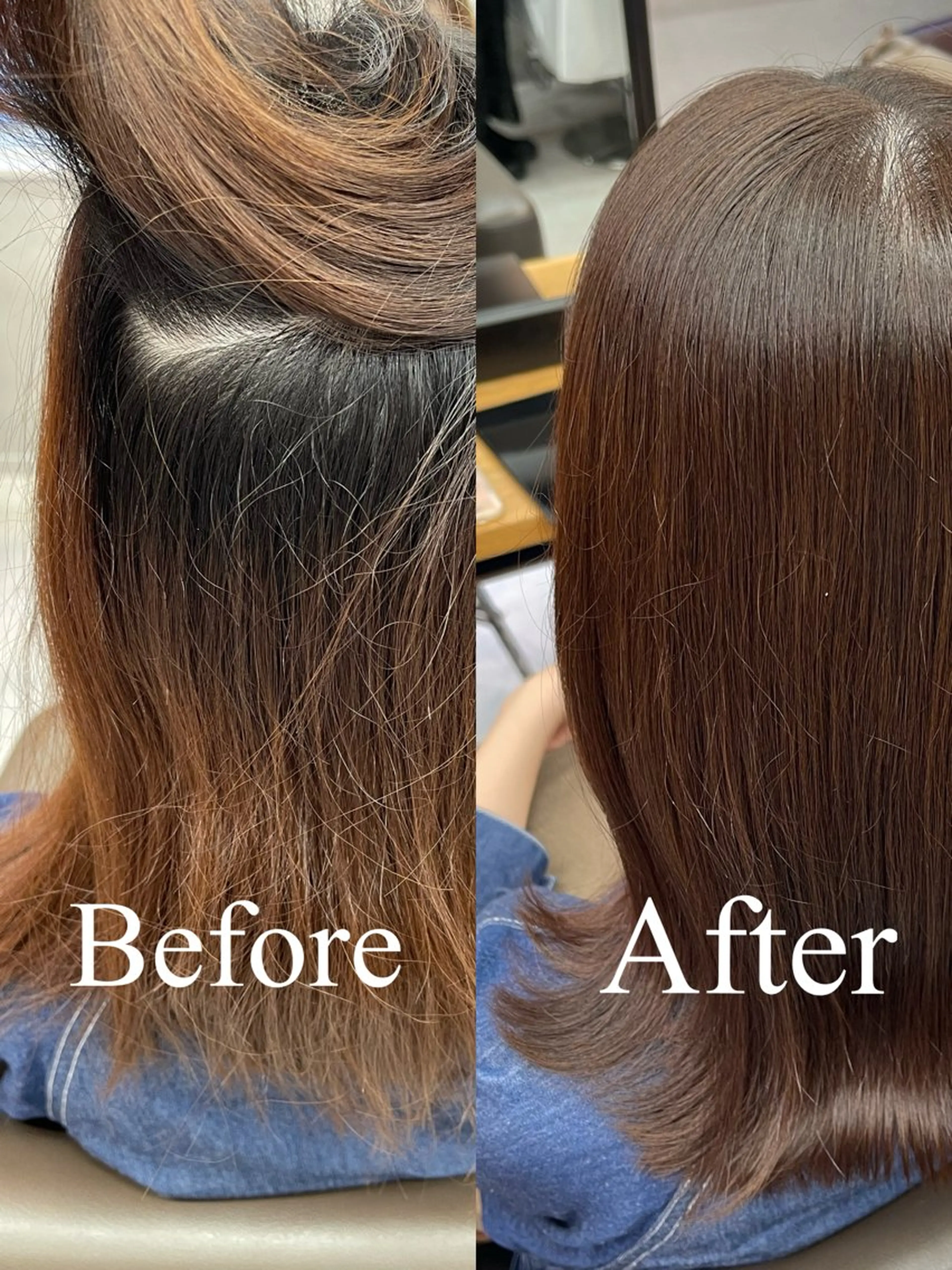 セミロング くせ毛 縮毛矯正 縮毛矯正 charm《銀座》 ヘアセット/縮毛矯正のヘアスタイル