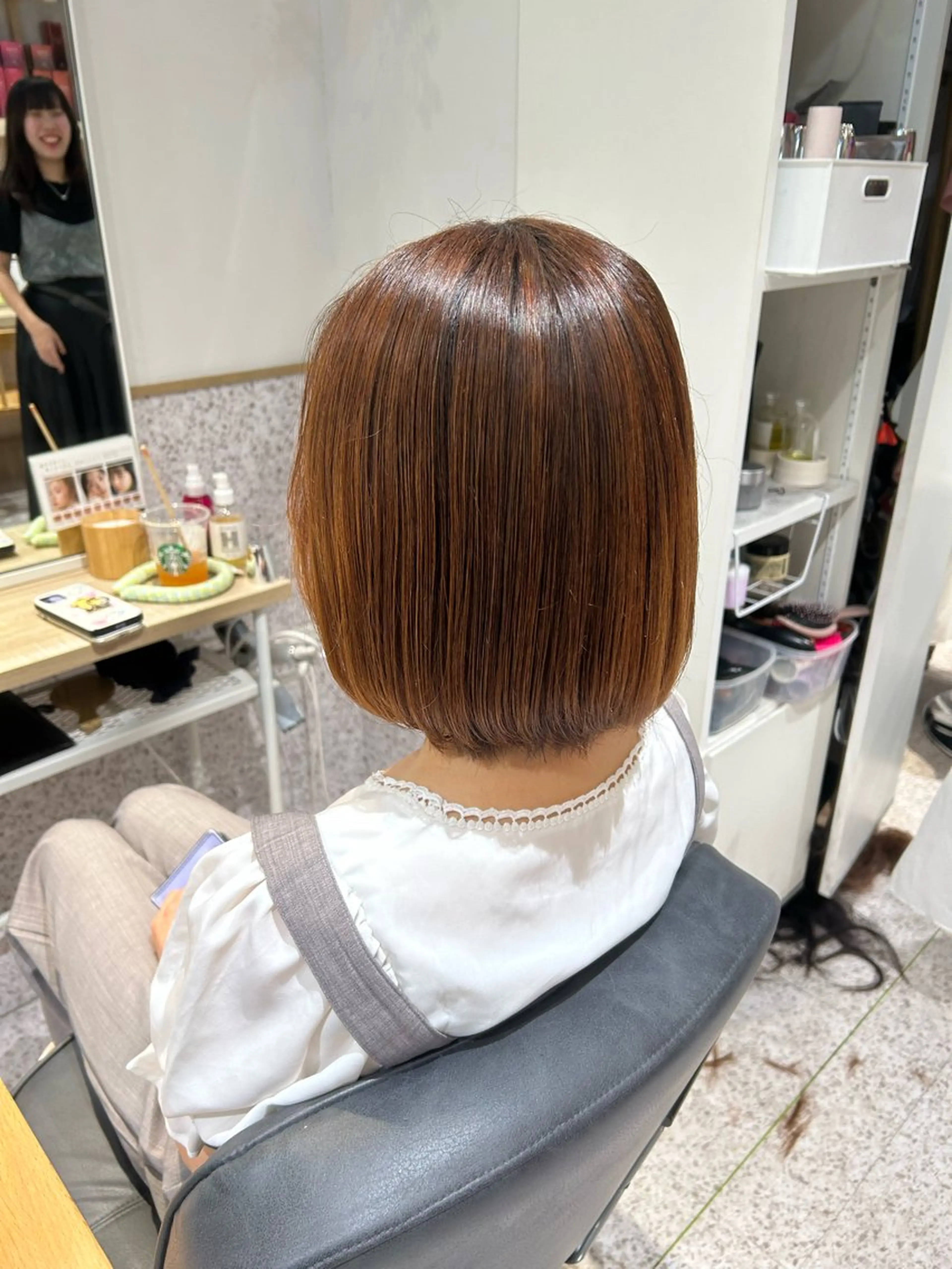 ミディアム ♡ハイトーン★ ネイル/しの♡のヘアスタイル