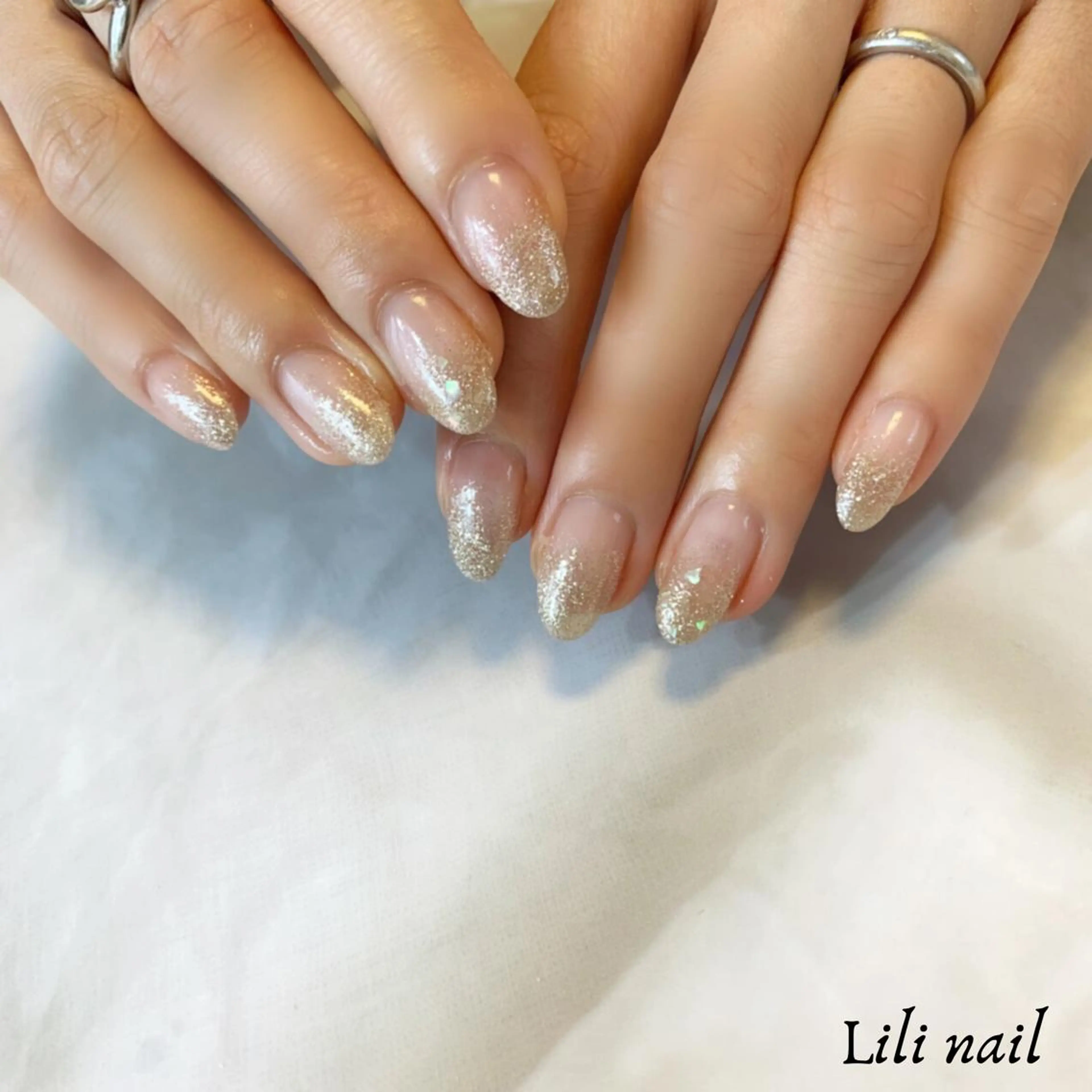 ネイル ラメ(グリッター) Lilibeauty salonのネイルデザイン