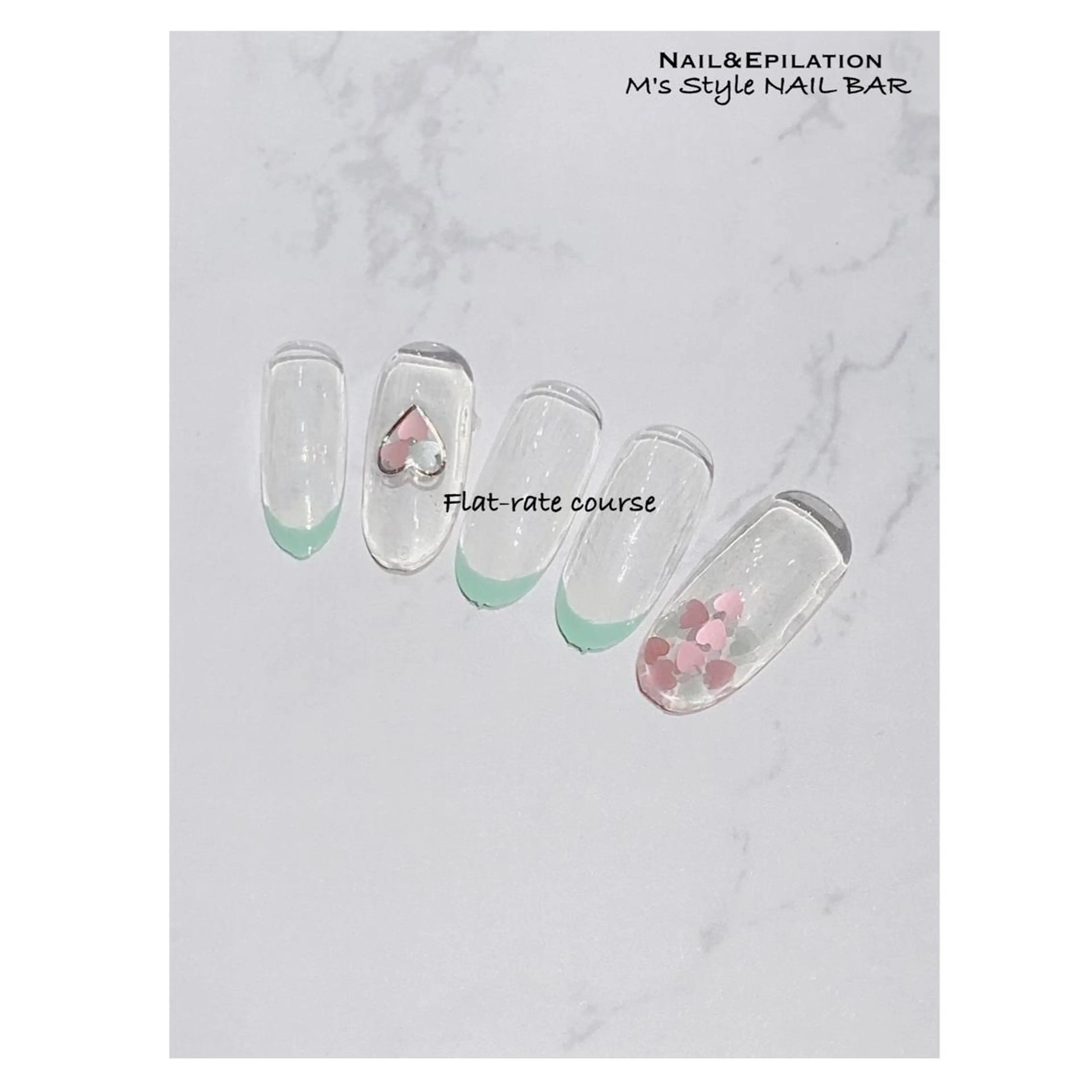 ネイル 成人式 入学式 卒業式 韓国ネイル ロングネイル ハンドネイル M's Style NAIL BARのネイルデザイン