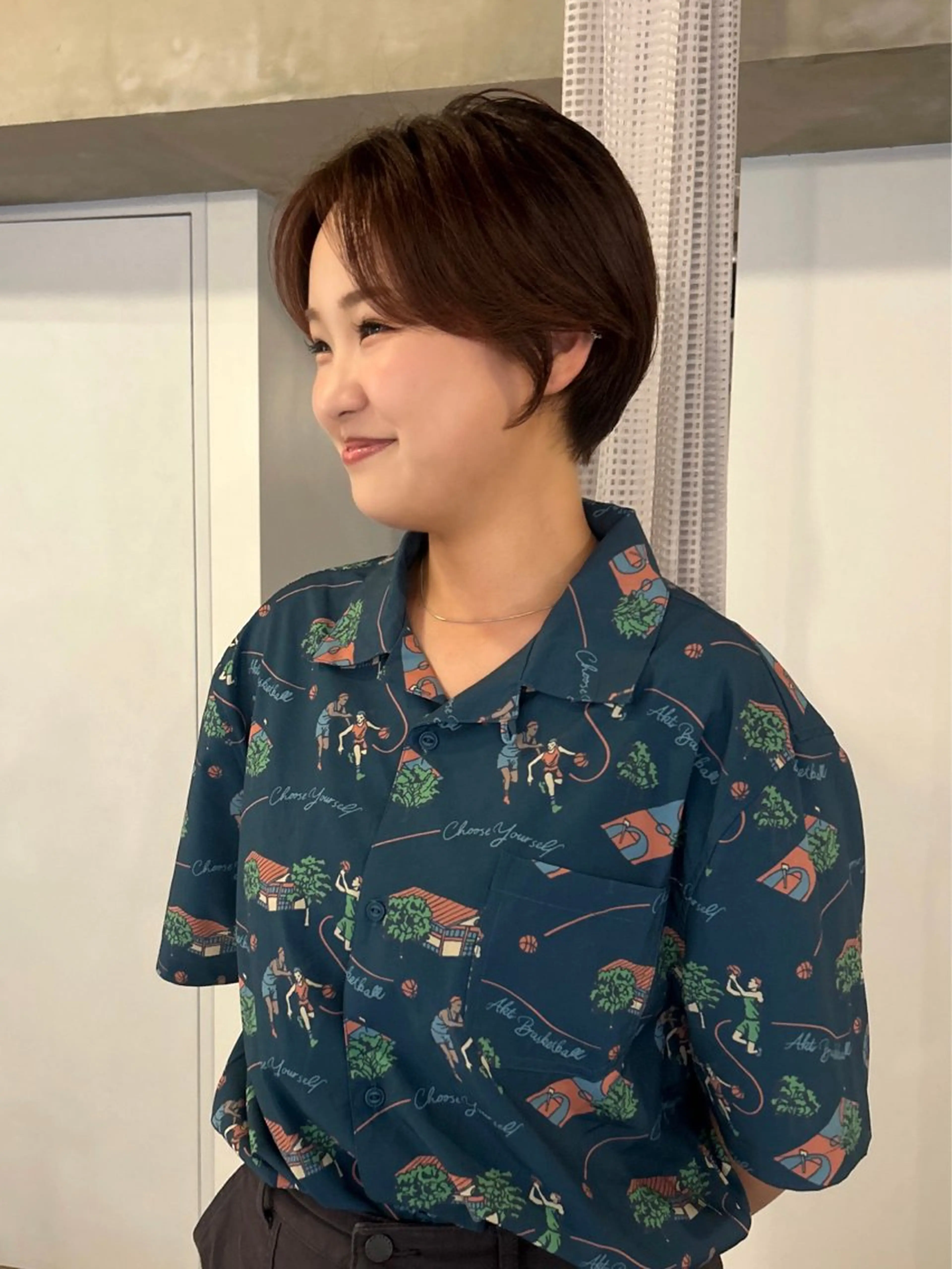 ショート 小野 明日香のヘアスタイル
