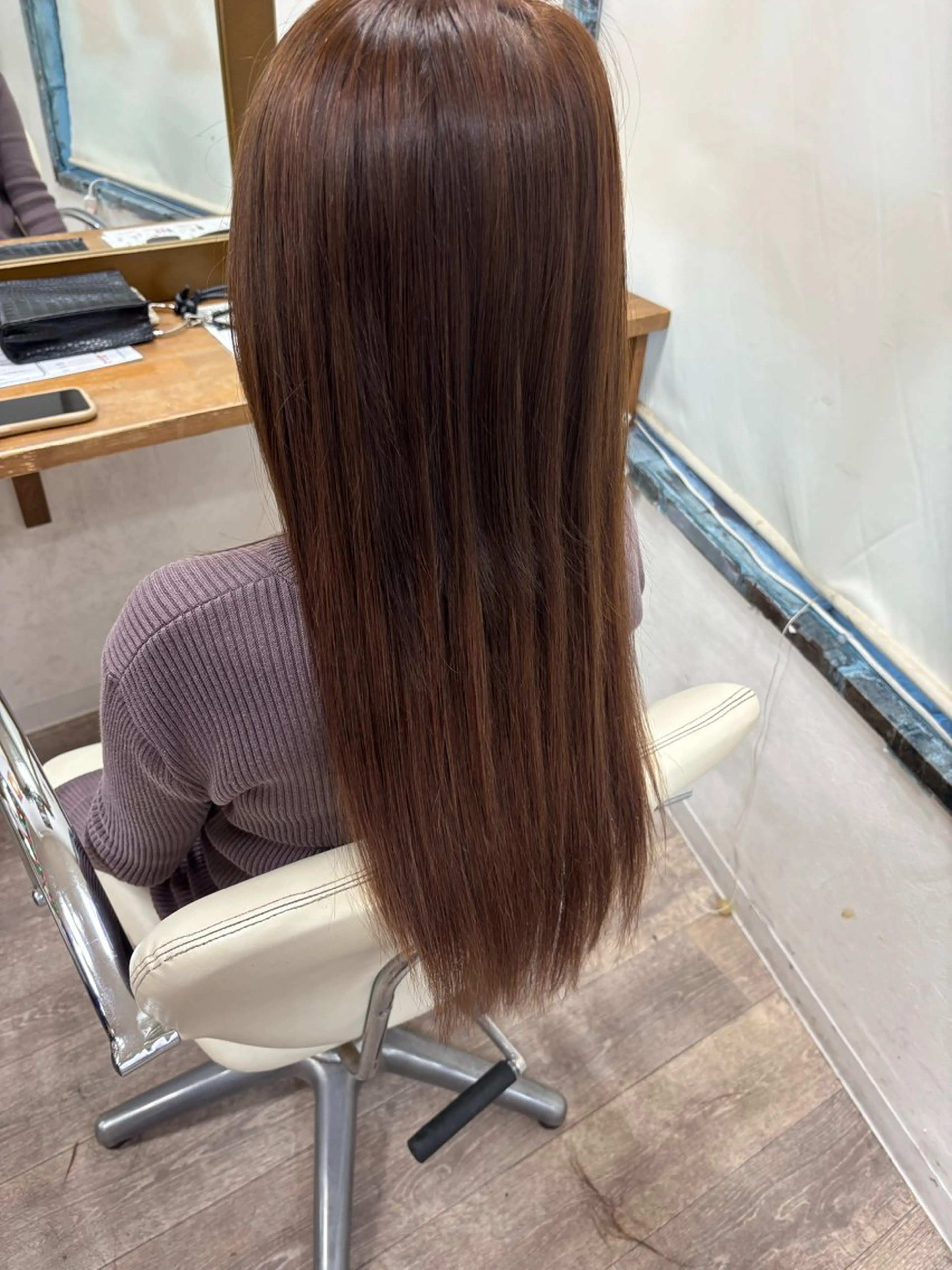 ロング エクステ エクステ 艶カラー🫧/シール エクステRYOKAのヘアスタイル