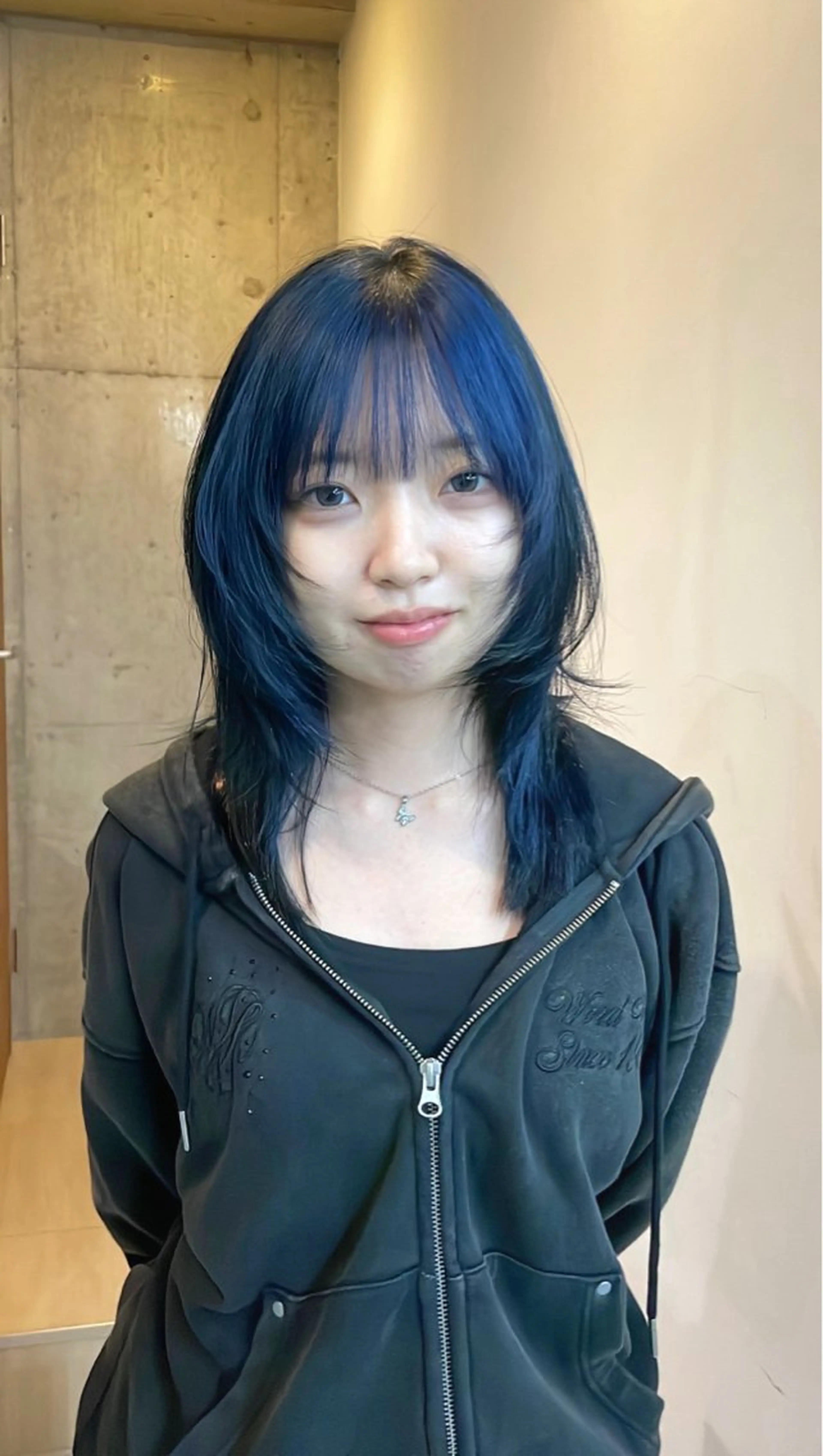 ミディアム 似合わせカット ウルフカット レイヤー/ウルフ/ ハッシュカット/そらのヘアスタイル