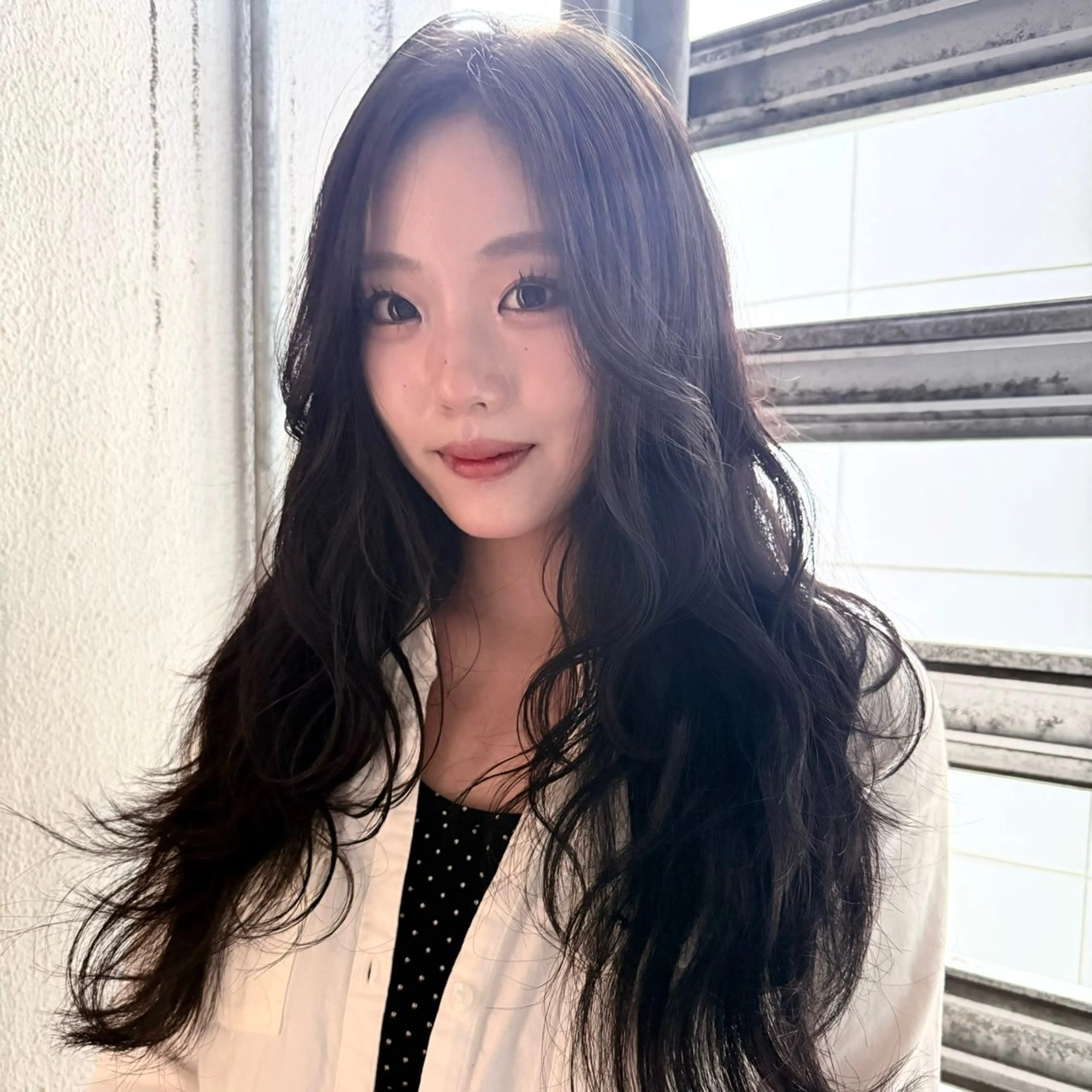 ロング カラー パーマ ヒマリ cashel渋谷のヘアスタイル