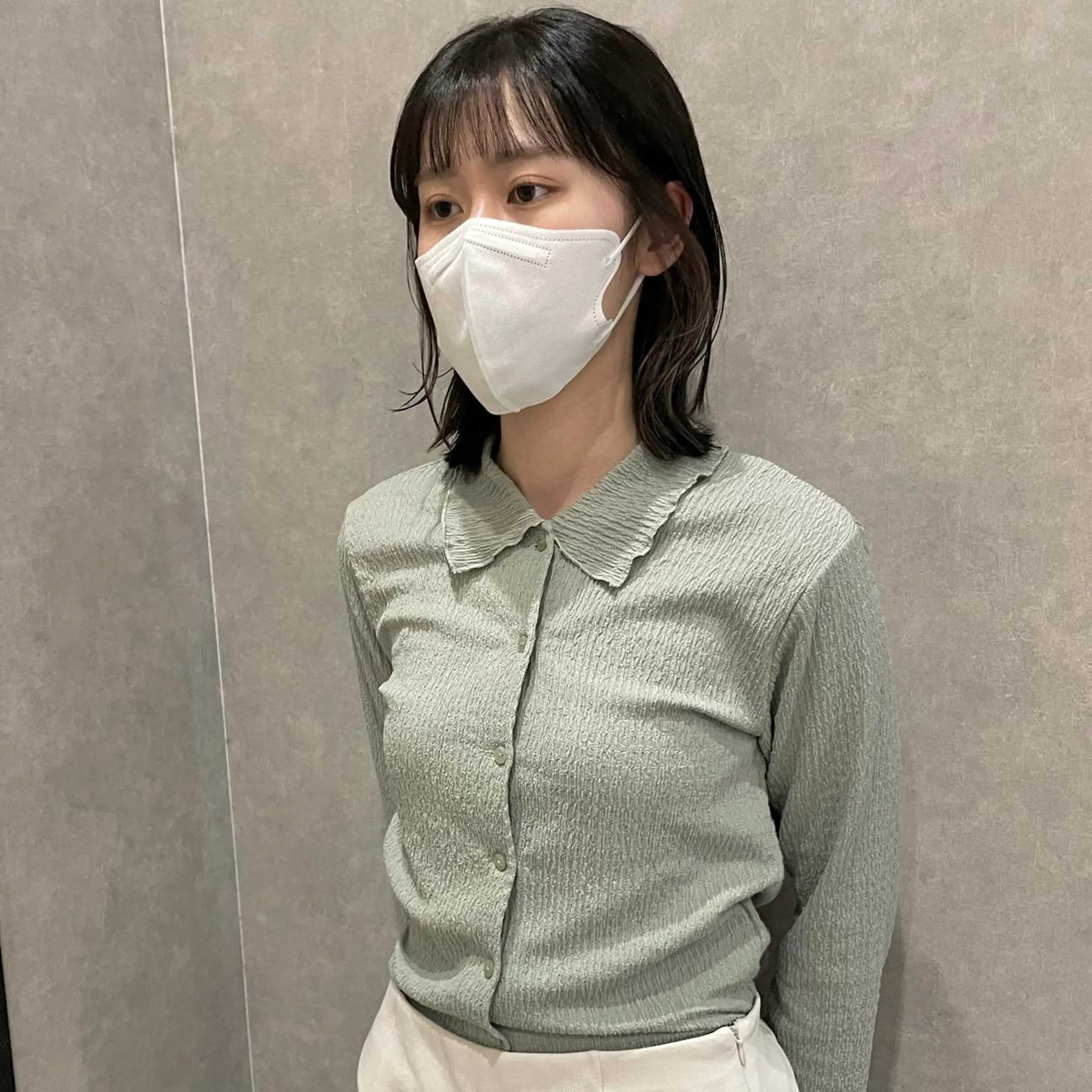 ミディアム カラー はちすか るかのヘアスタイル