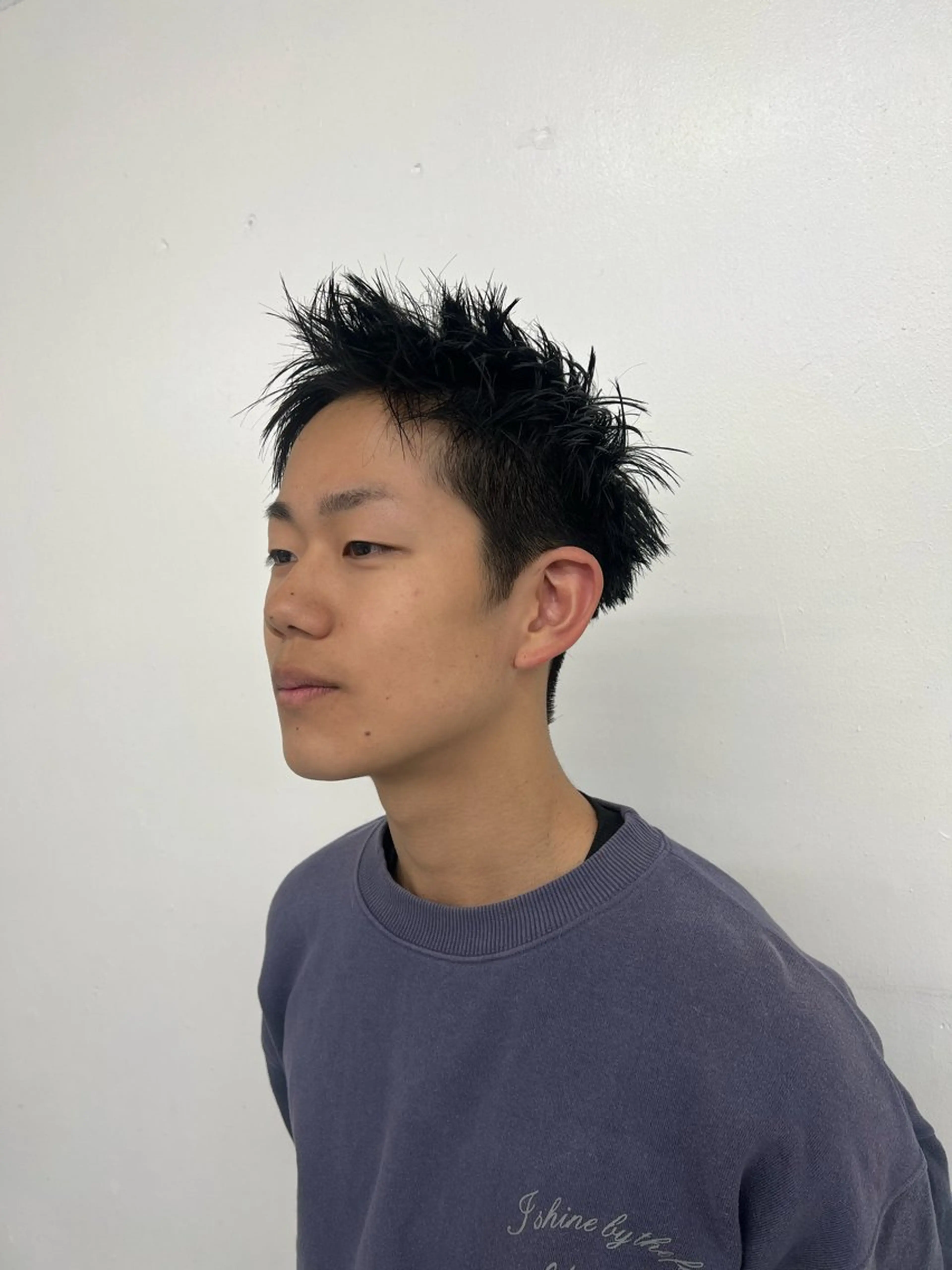メンズ スパイキーショート 柏メンズパーマ特化 蛯谷  晃裕のヘアスタイル