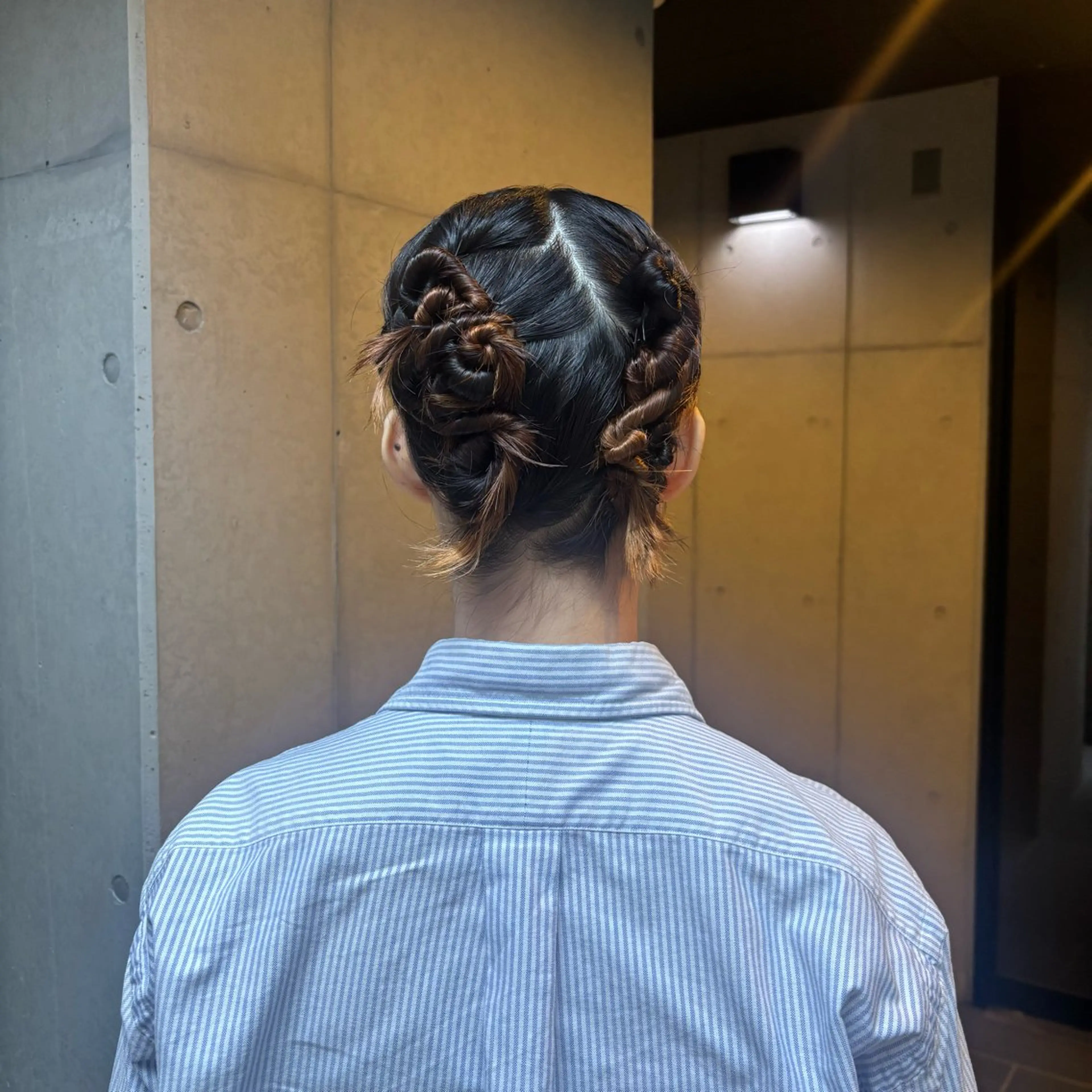 ミディアム ヘアアレンジ ヘアセット 〖❁ちひろ| LEONID❁〗のヘアスタイル