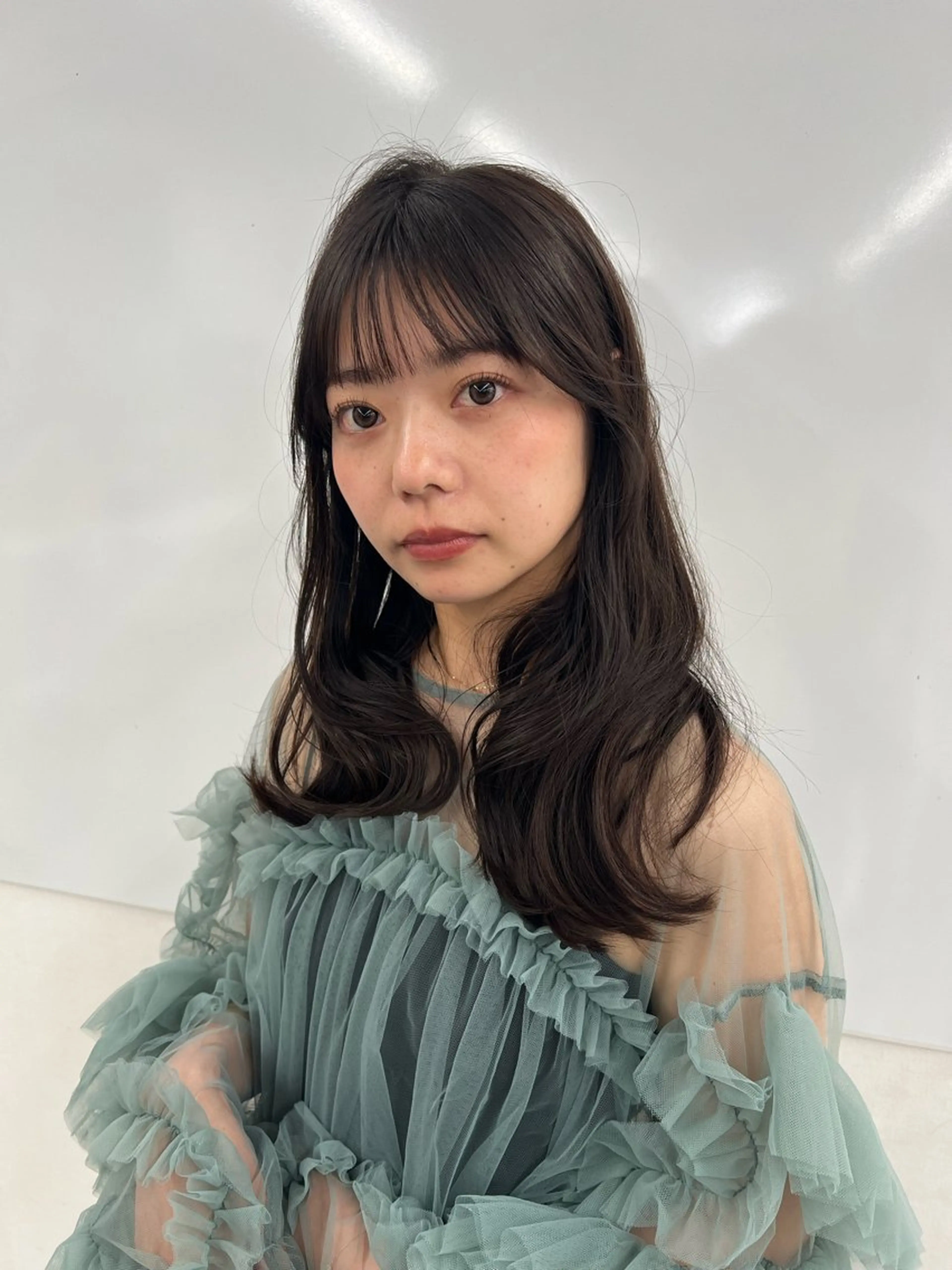 セミロング カラー ar北千住 あやみのヘアスタイル