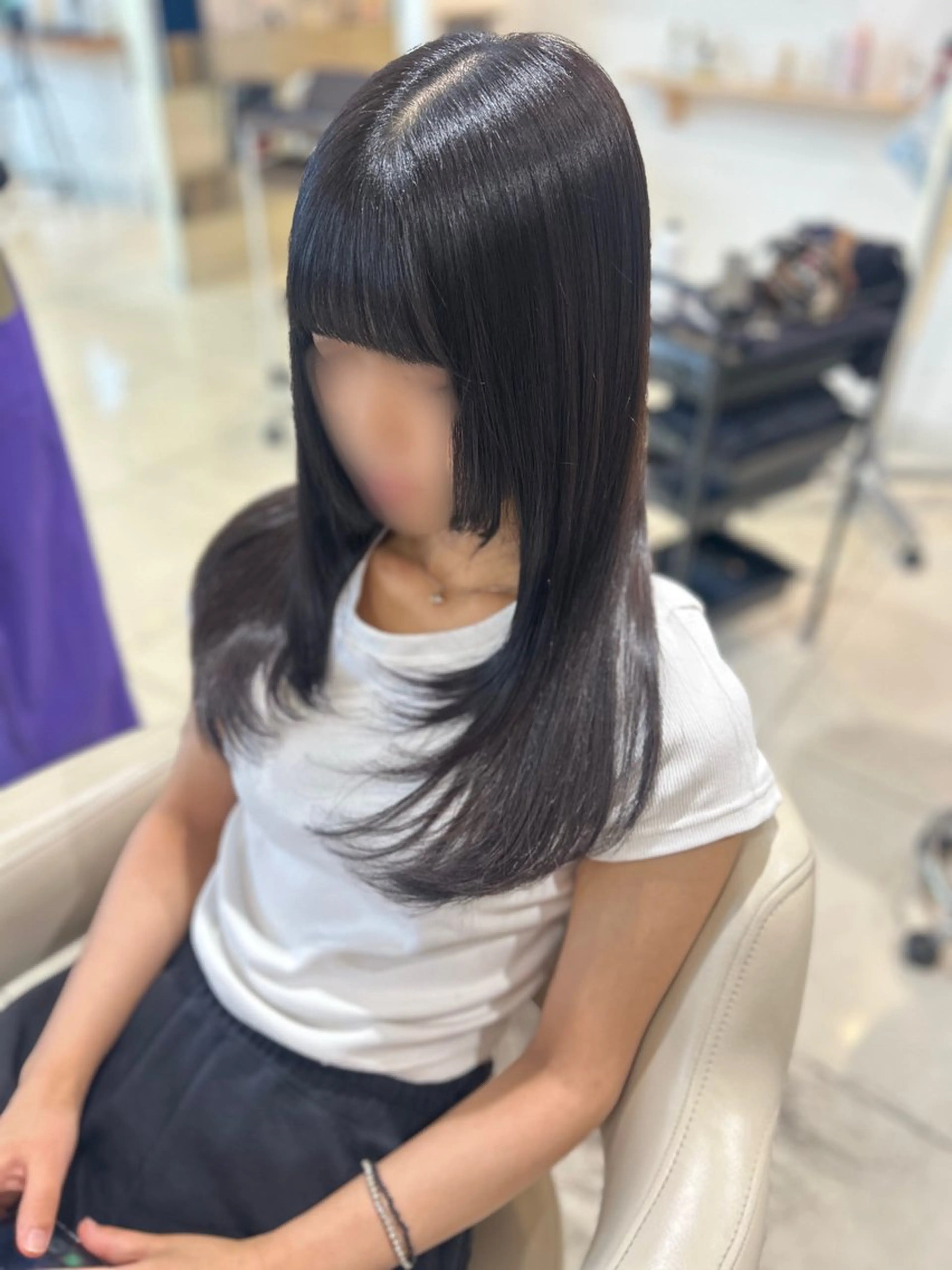 ロング レイヤーカット アンフェリール原島店 韓国ヘア/ユウのヘアスタイル