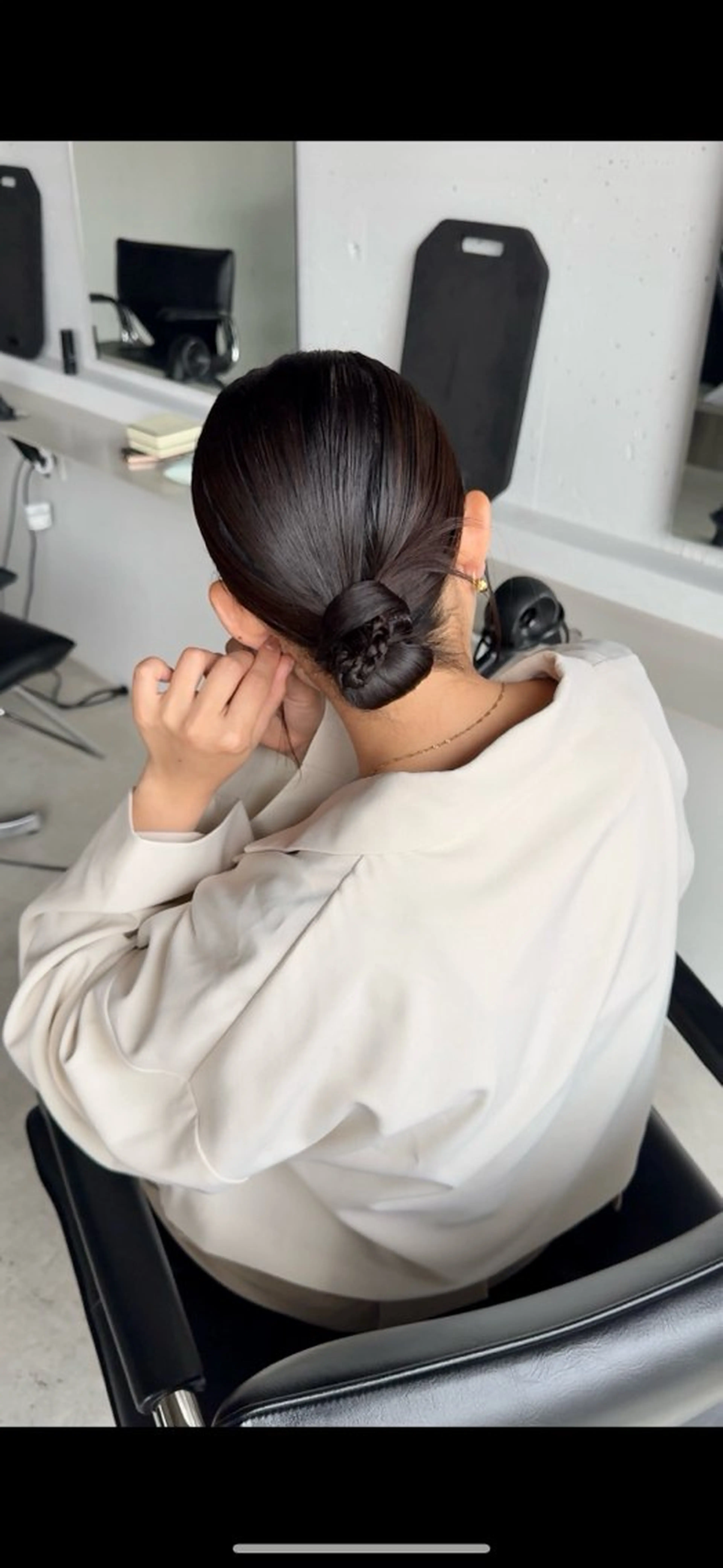 ミディアム ヘアアレンジ お団子ヘア ヘアセット Tim【ティム】所属・ヘアセット大募集 ˗ˋˏairiˎˊ˗のヘアスタイル